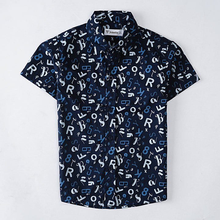Boys Printed Half Sleeves Shirt