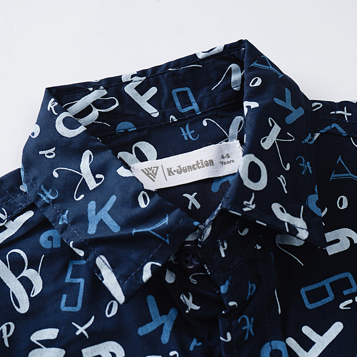 Boys Printed Half Sleeves Shirt