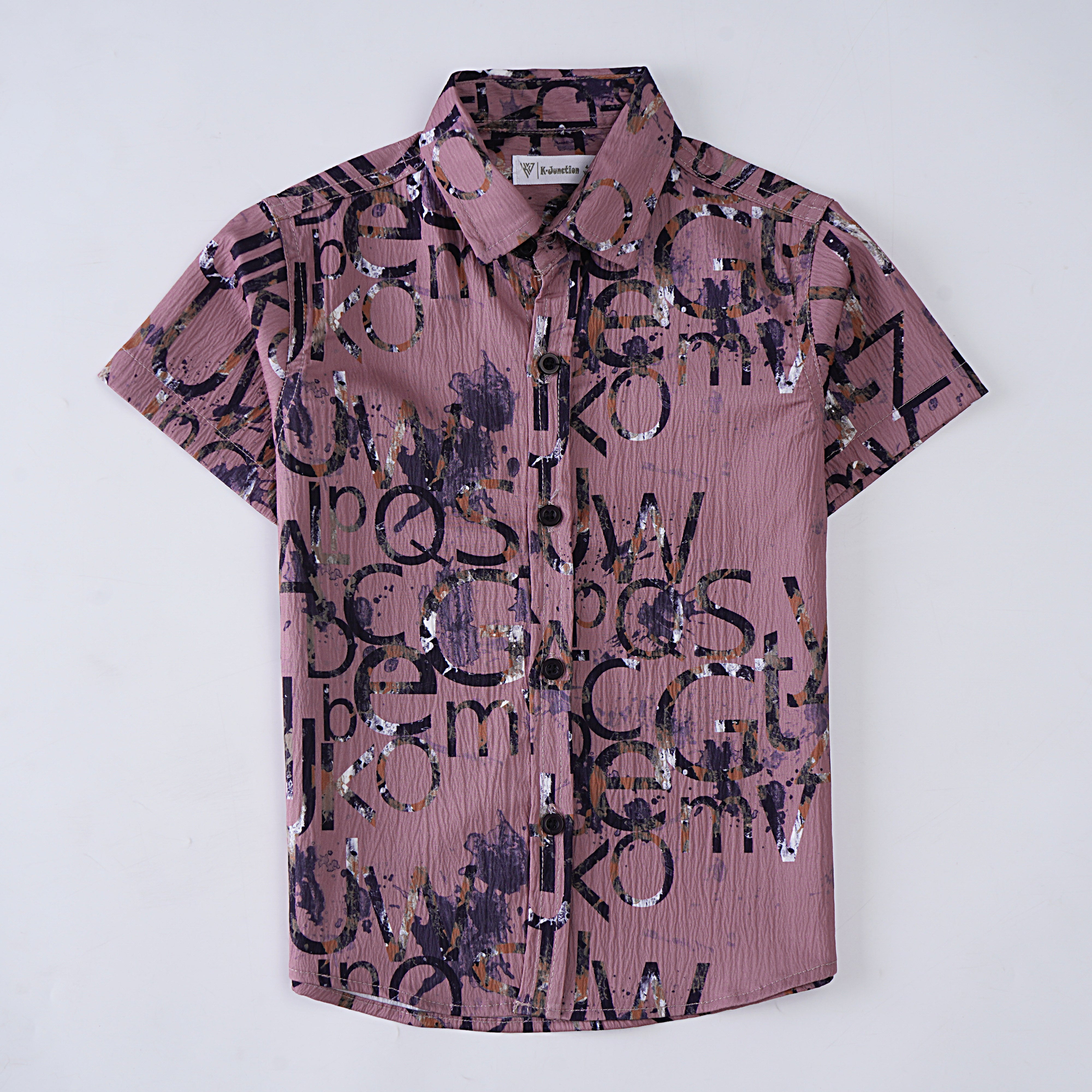 Boys Printed Half Sleeves Shirt