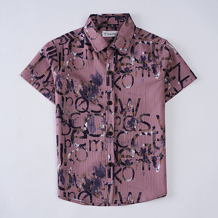 Boys Printed Half Sleeves Shirt