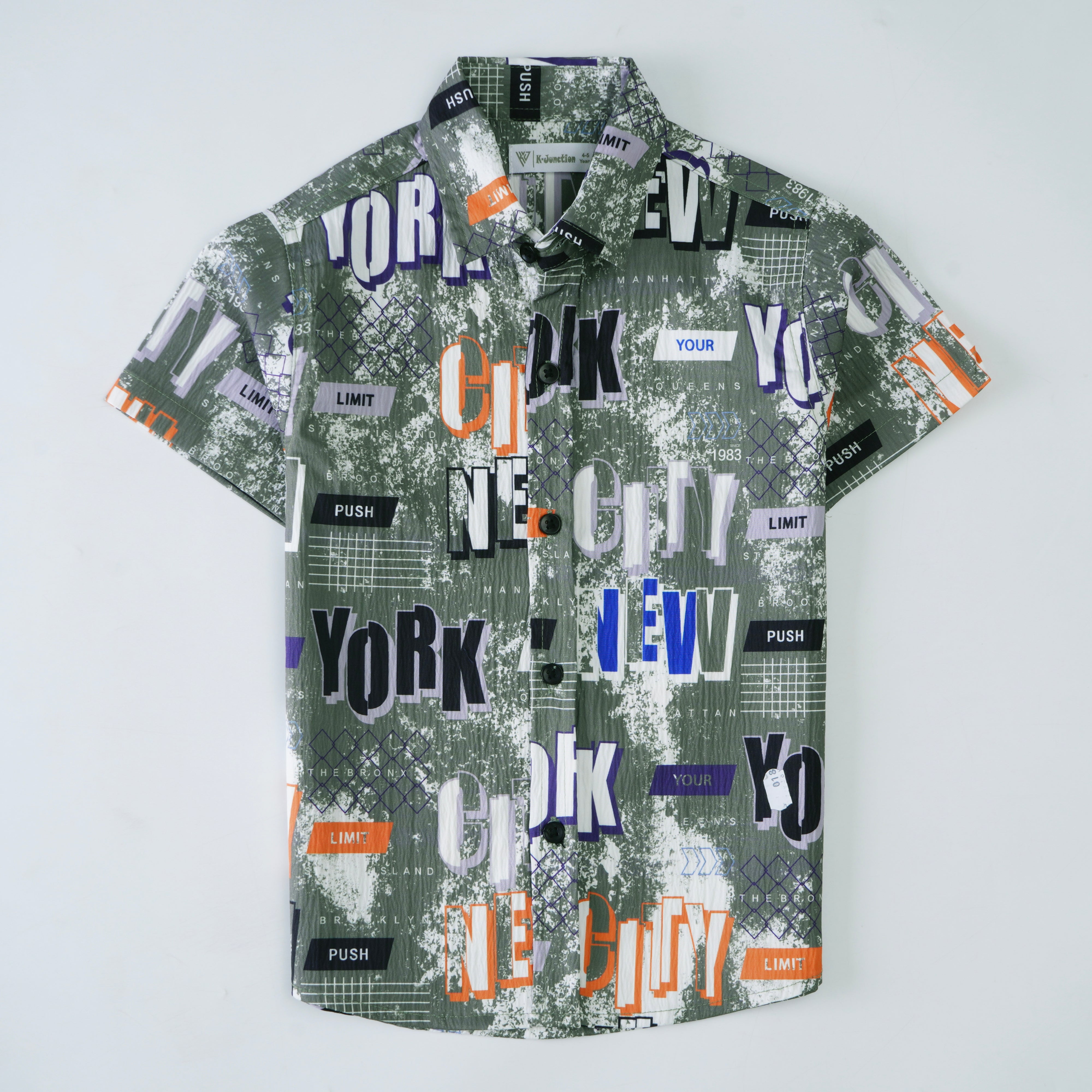 Boys Printed Half Sleeves Shirt