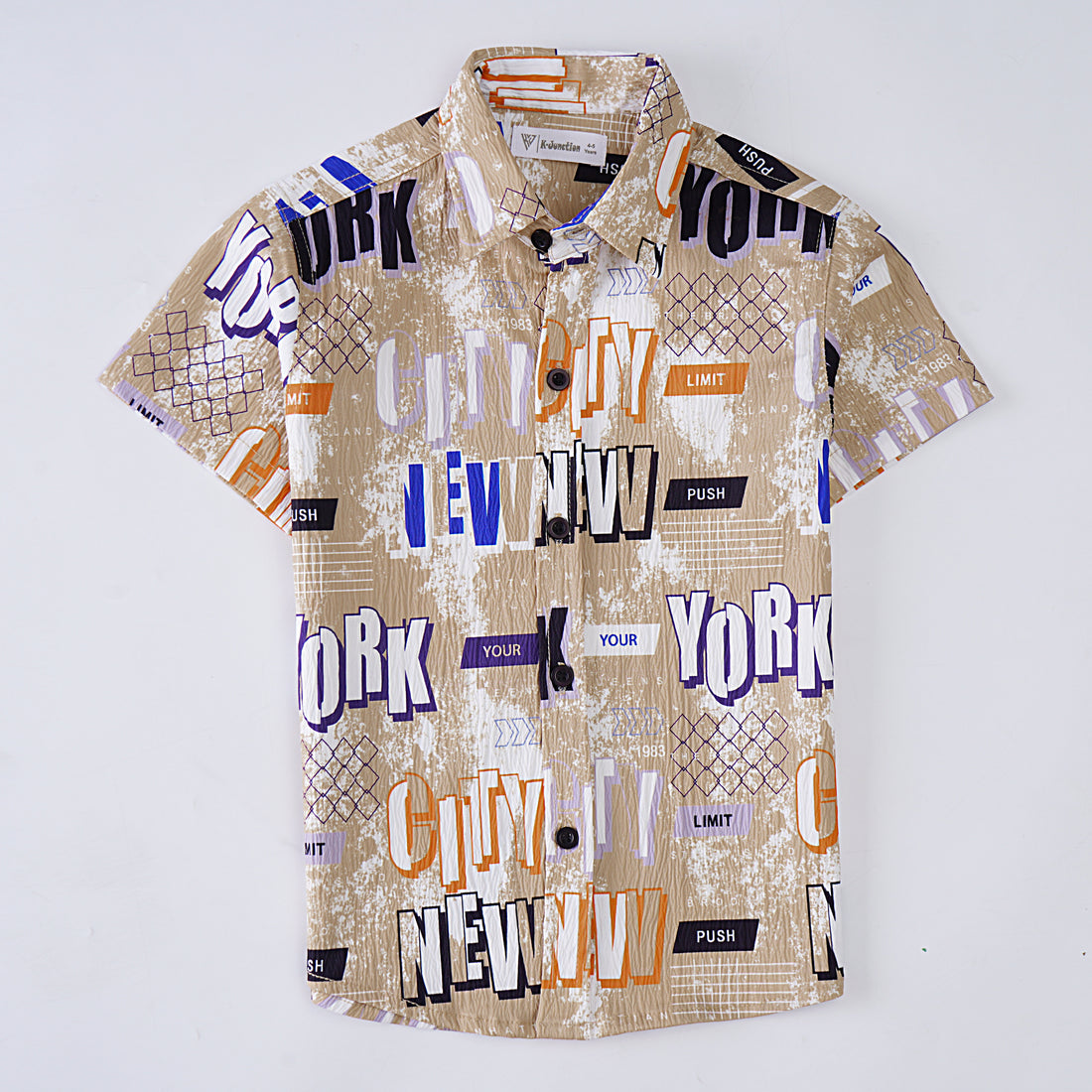Boys Printed Half Sleeves Shirt