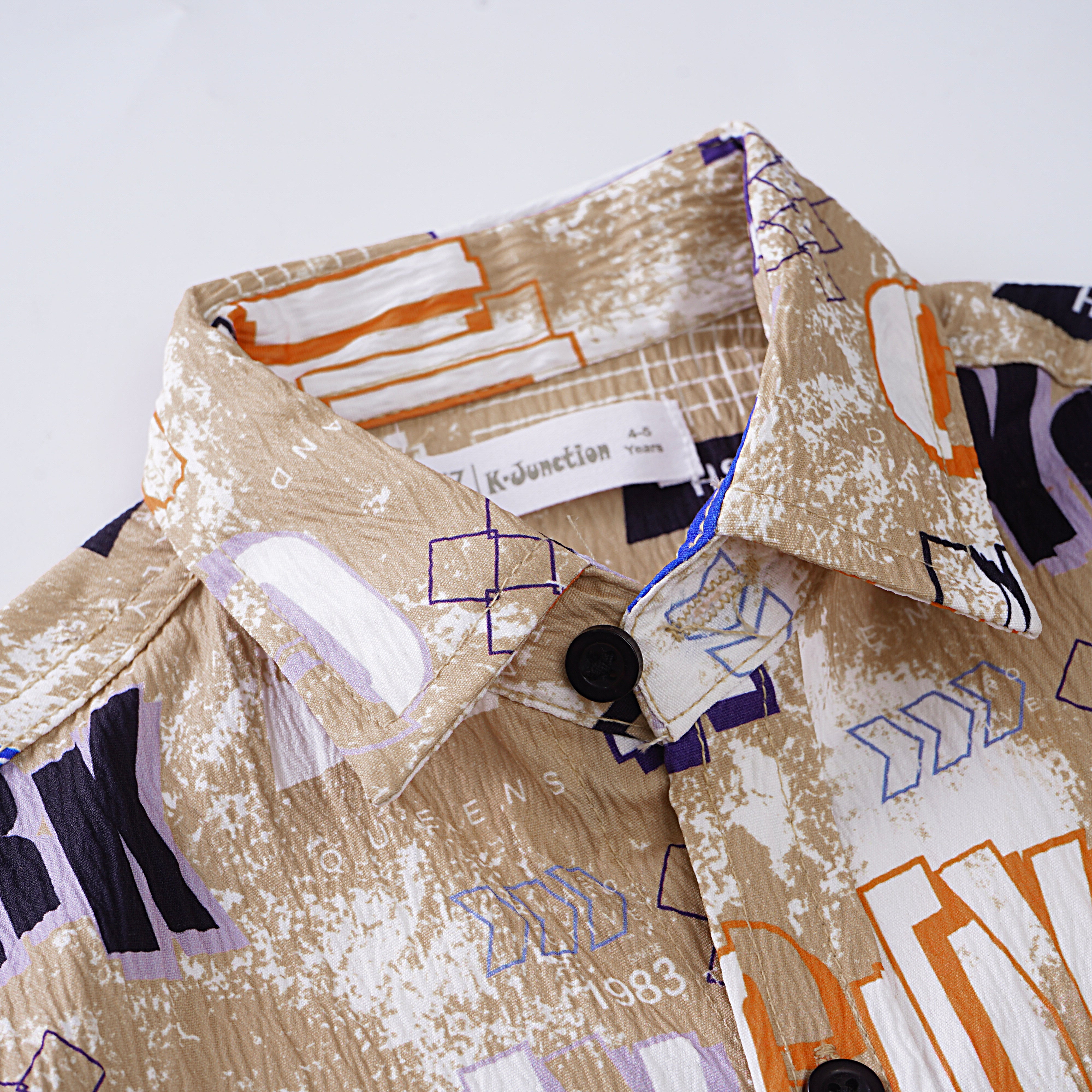 Boys Printed Half Sleeves Shirt