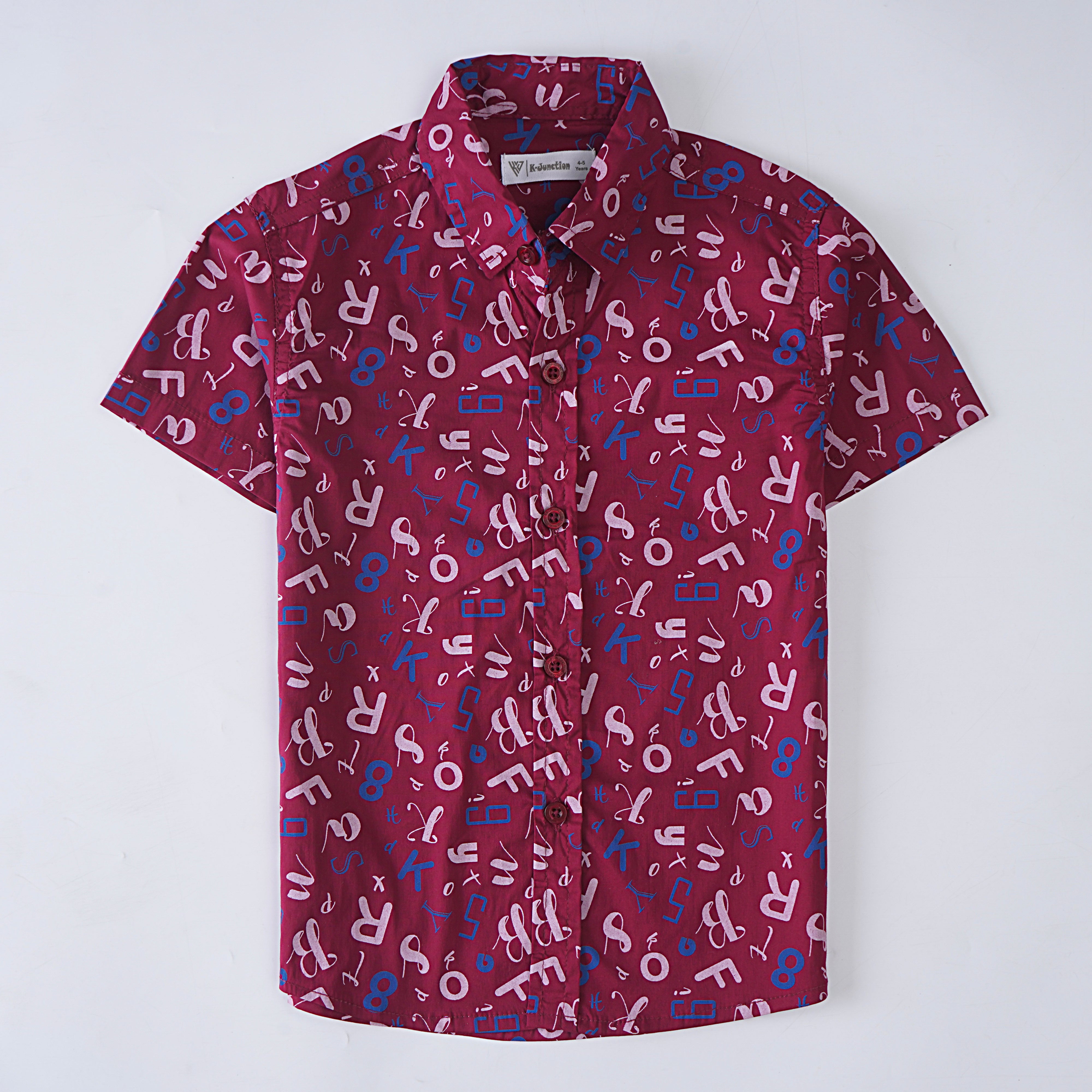 Boys Printed Half Sleeves Shirt