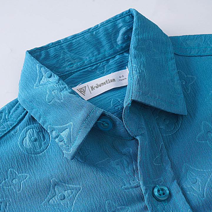 Boys Printed Half Sleeves Shirt