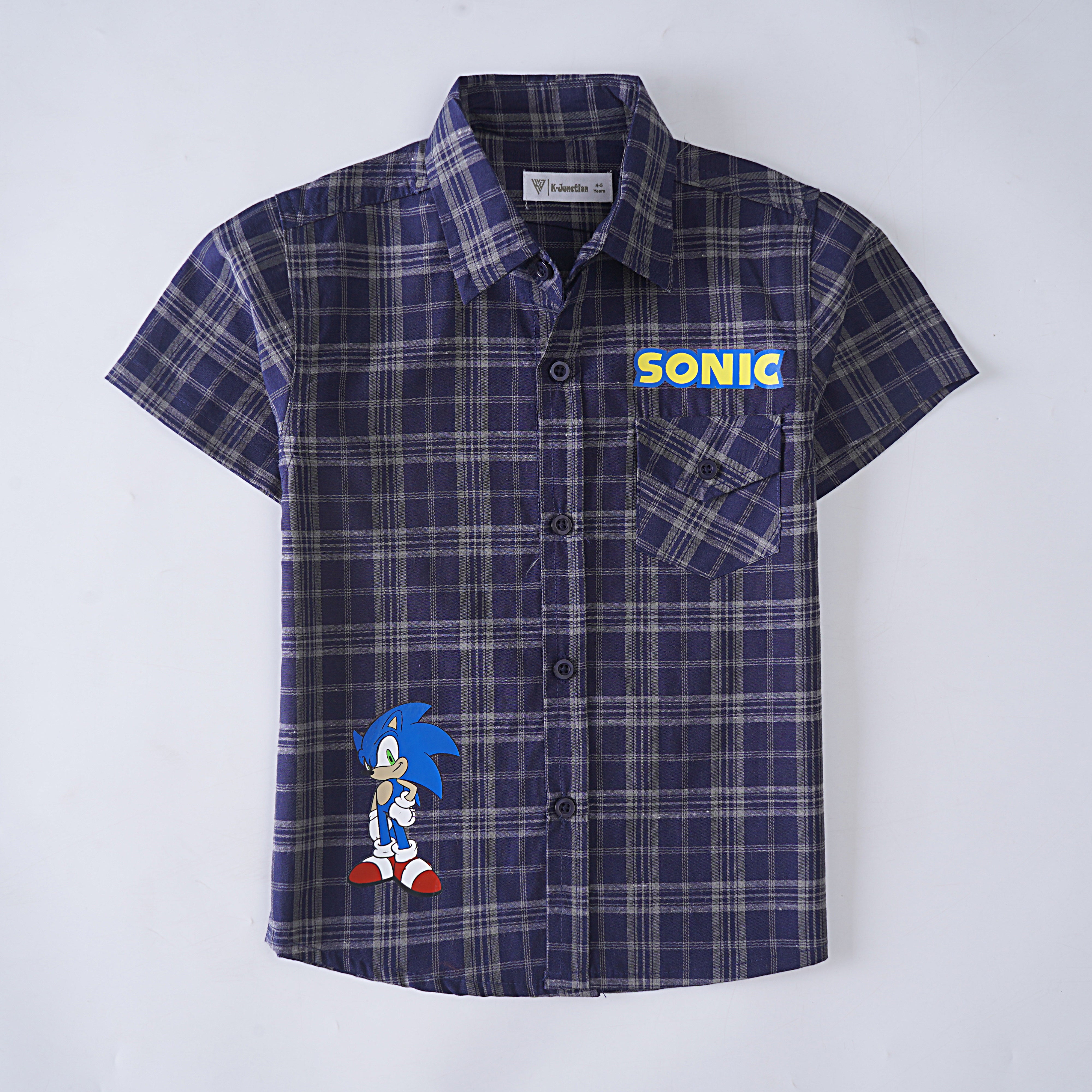 Boys Printed Half Sleeves Shirt