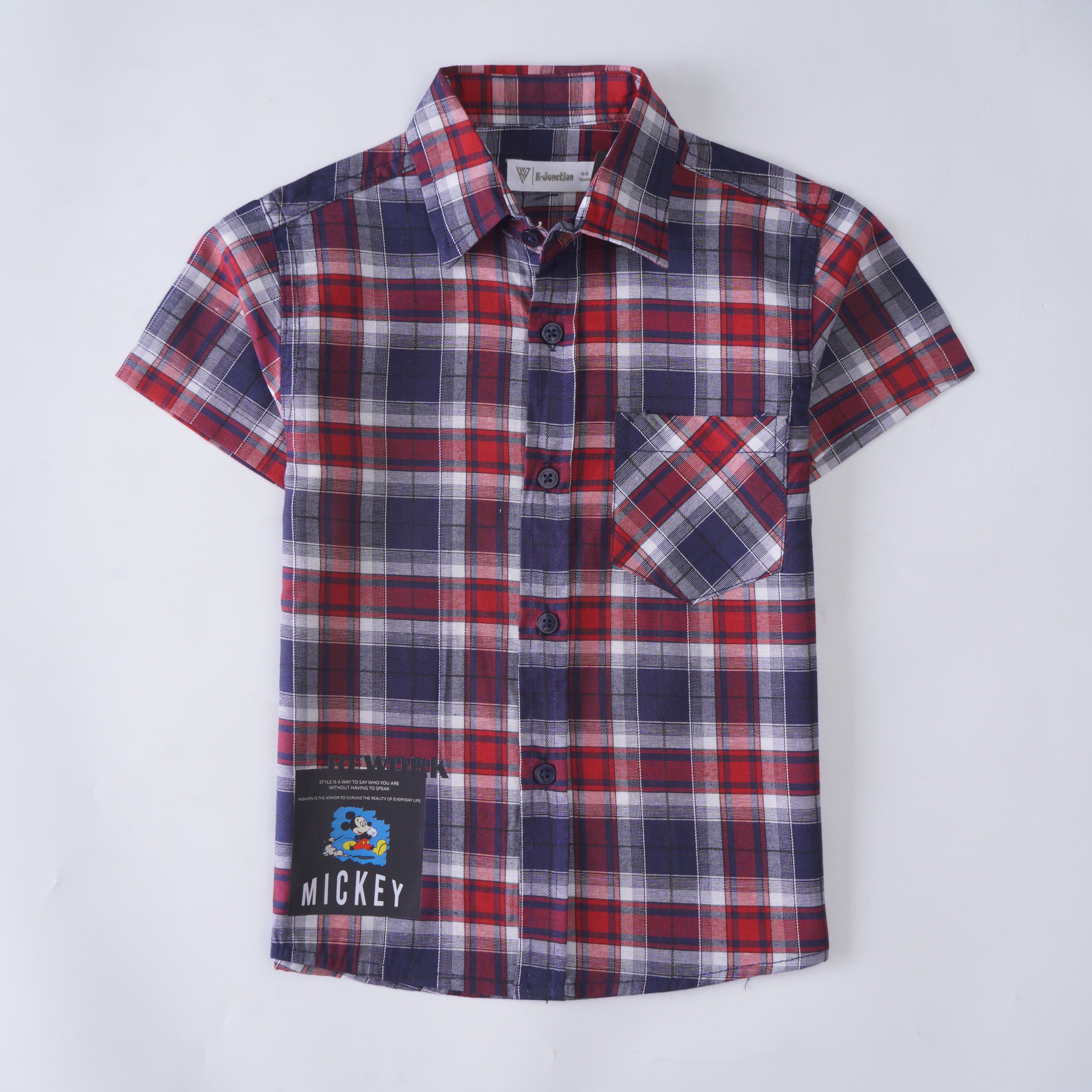 Boys Printed Half Sleeves Shirt