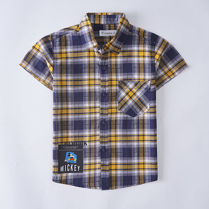 Boys Printed Half Sleeves Shirt
