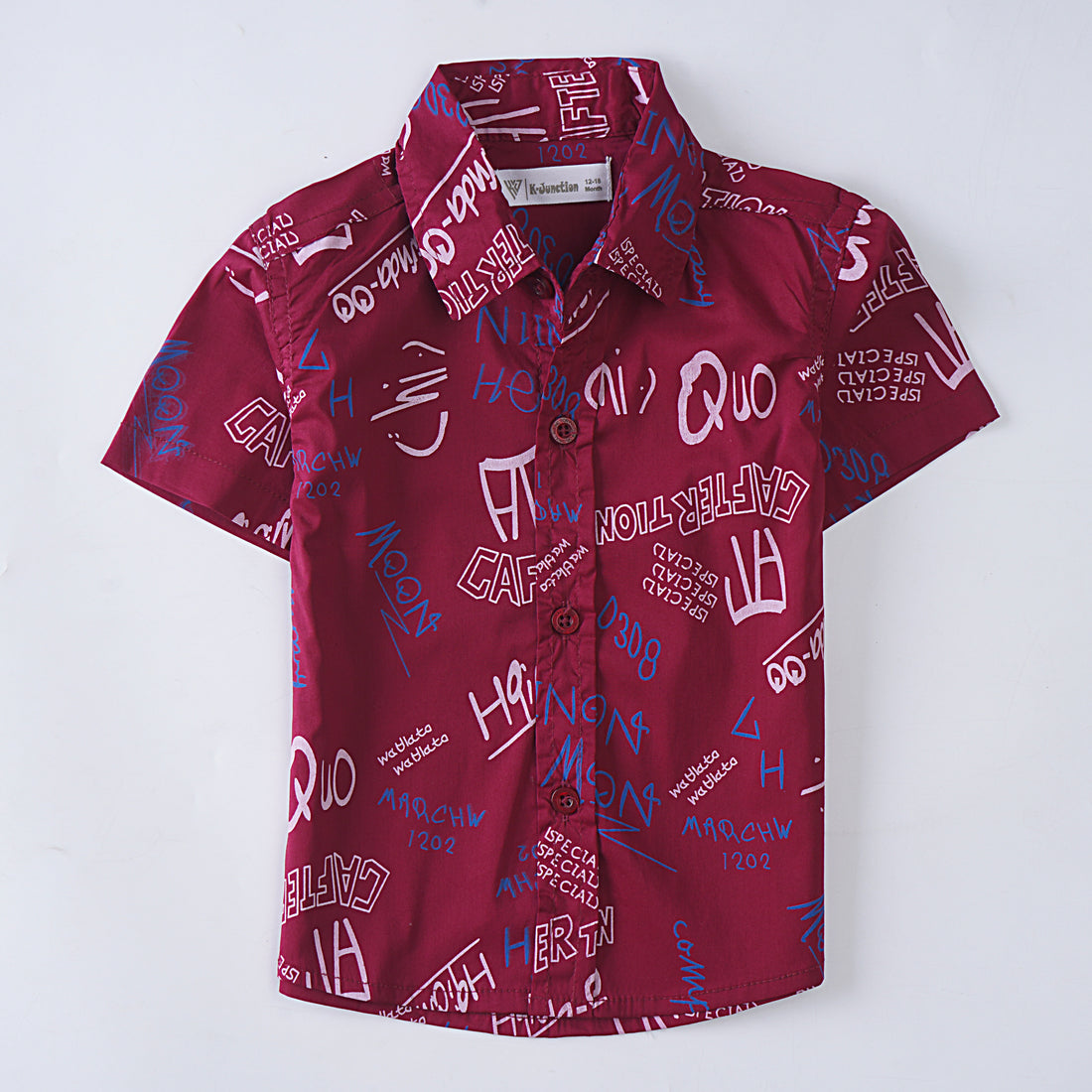 Boys Printed Half Sleeves Shirt