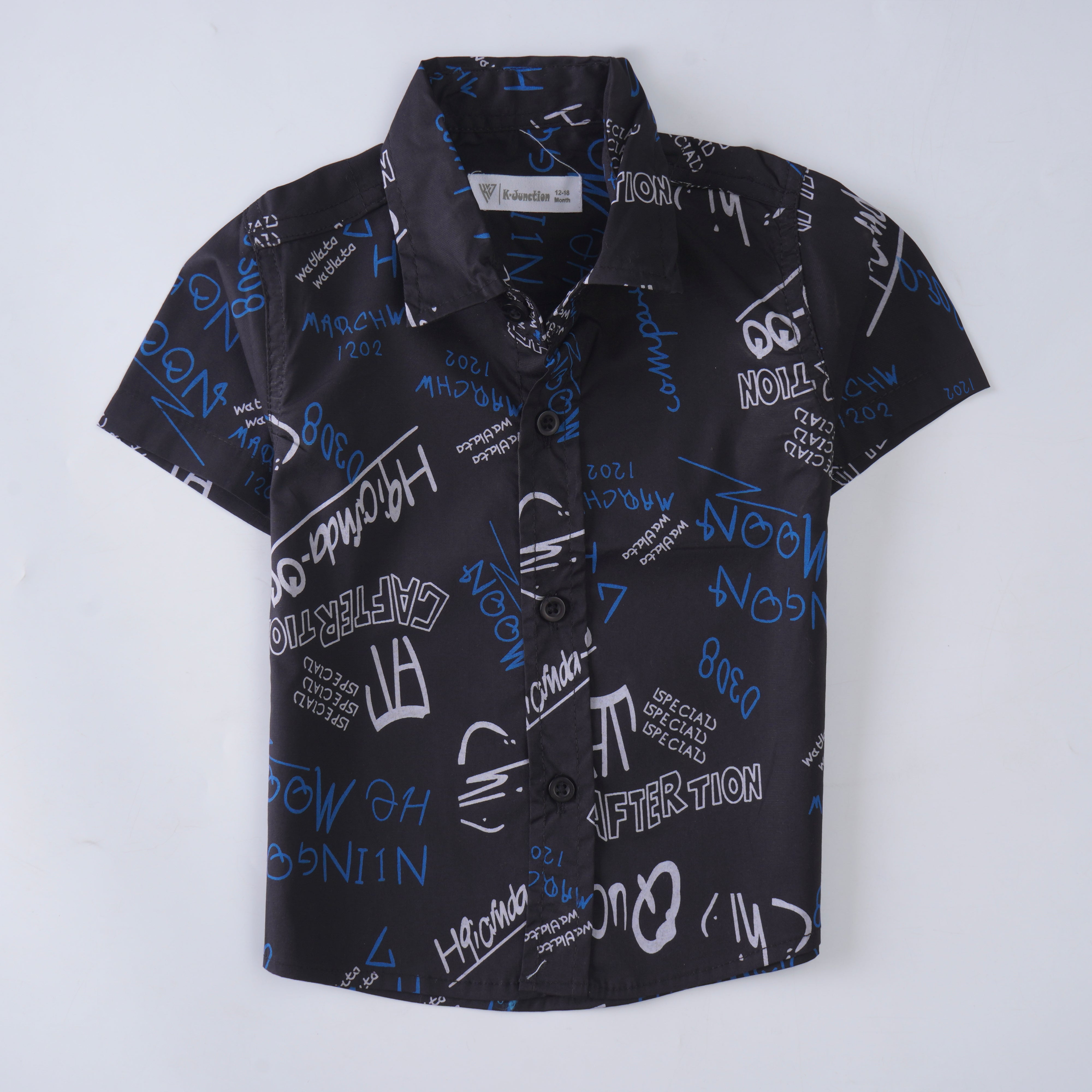 Boys Printed Half Sleeves Shirt