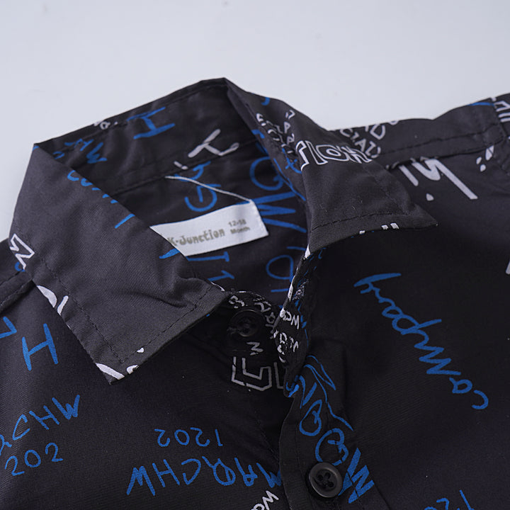 Boys Printed Half Sleeves Shirt