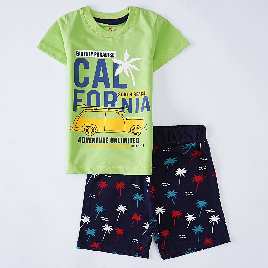 Infant Boys Half Sleeves 2 Piece Suit ( Earthly )