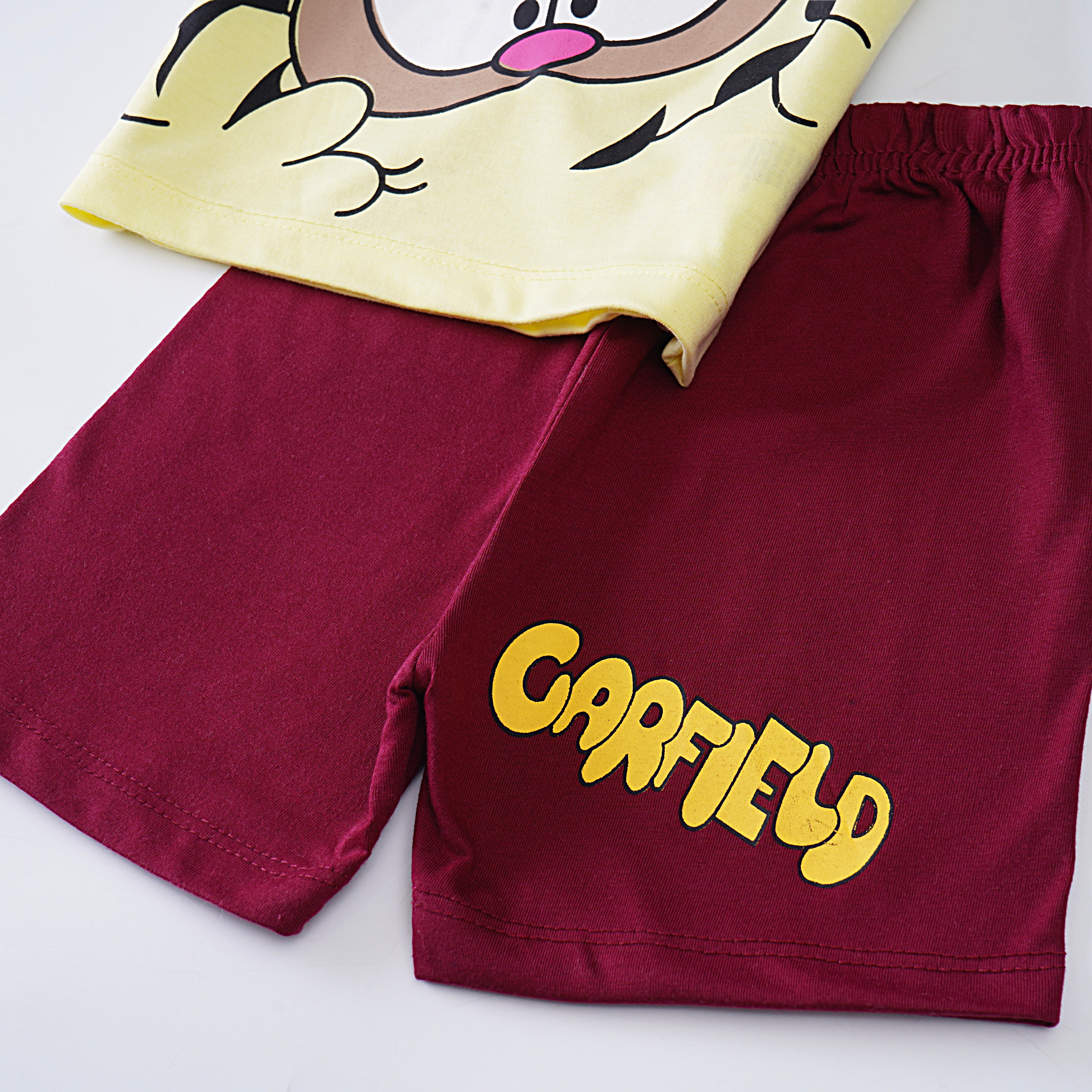 Boys Half Sleeves 2 Piece Suit (Garfield)
