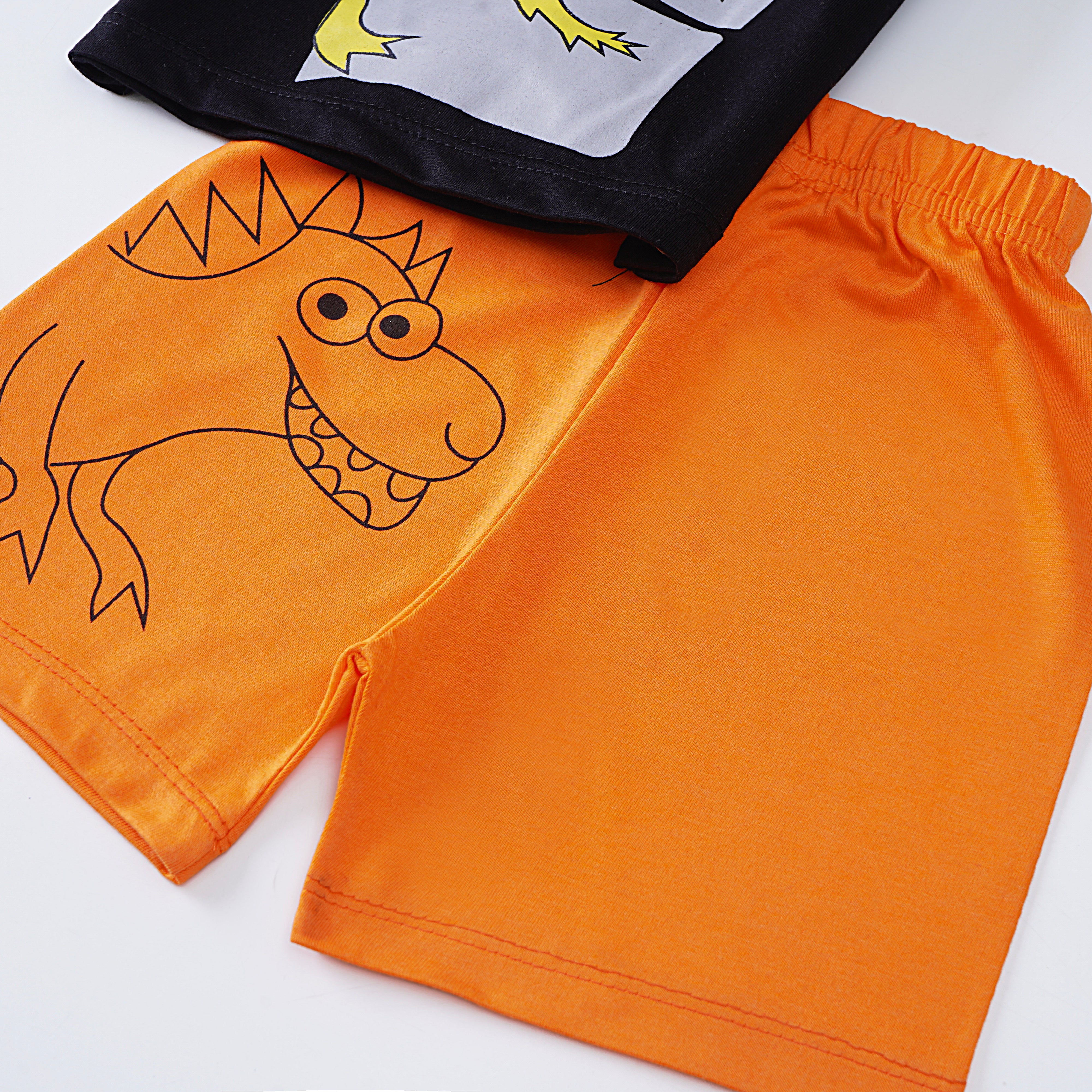 Boys Half Sleeves 2 Piece Suit (Hello)