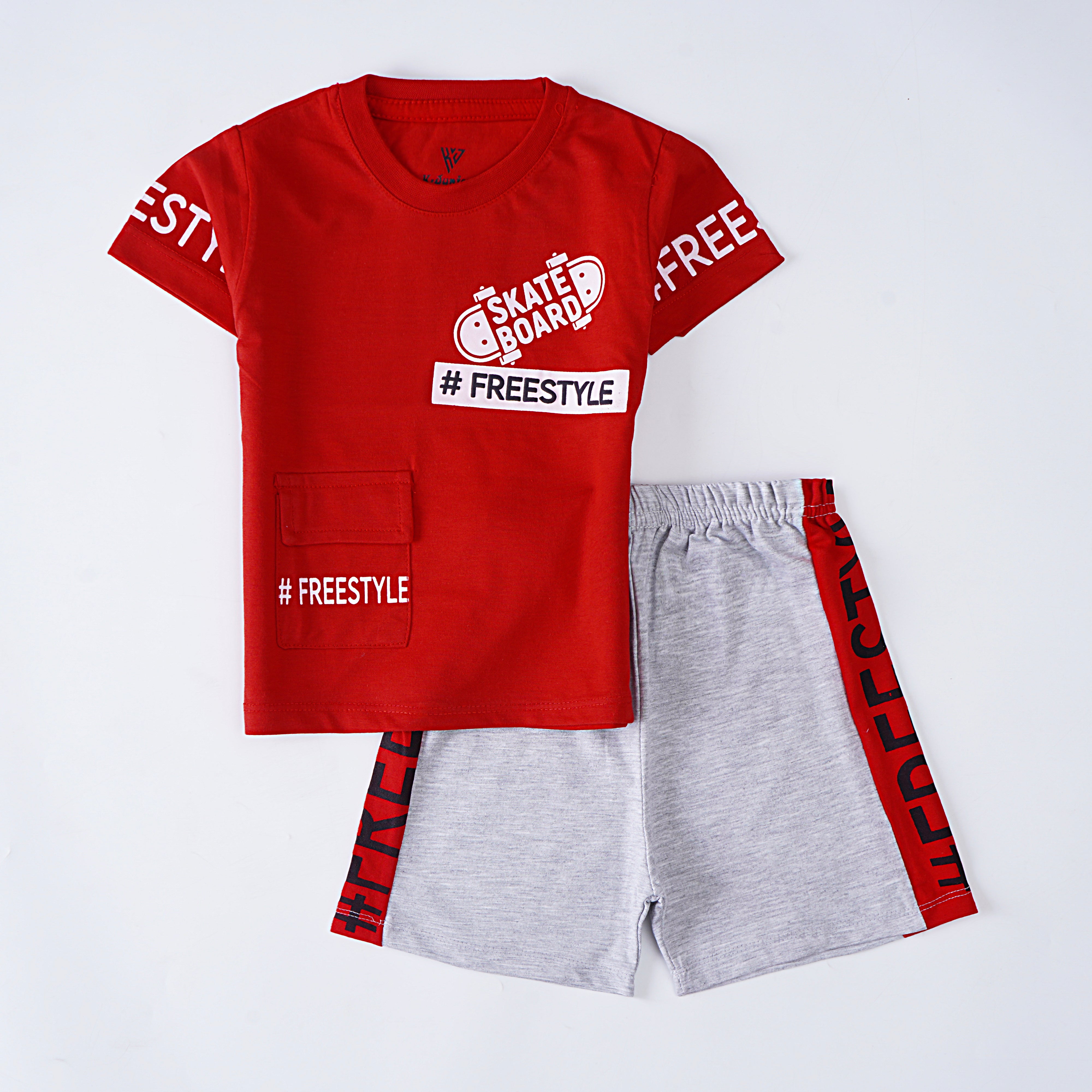 Boys Half Sleeves 2 Piece Suit (SKATE)