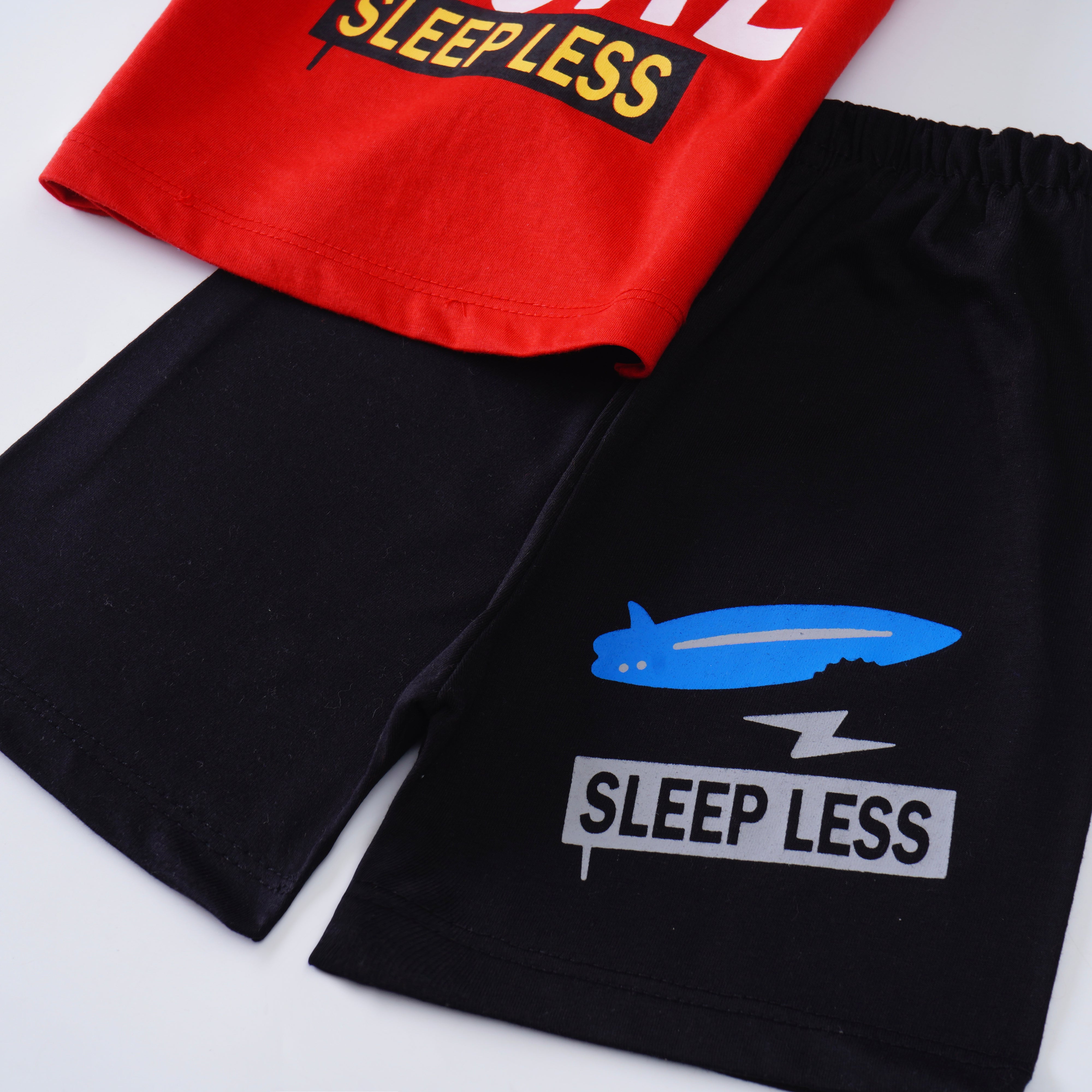 Boys Half Sleeves 2 Piece Suit (Surf)