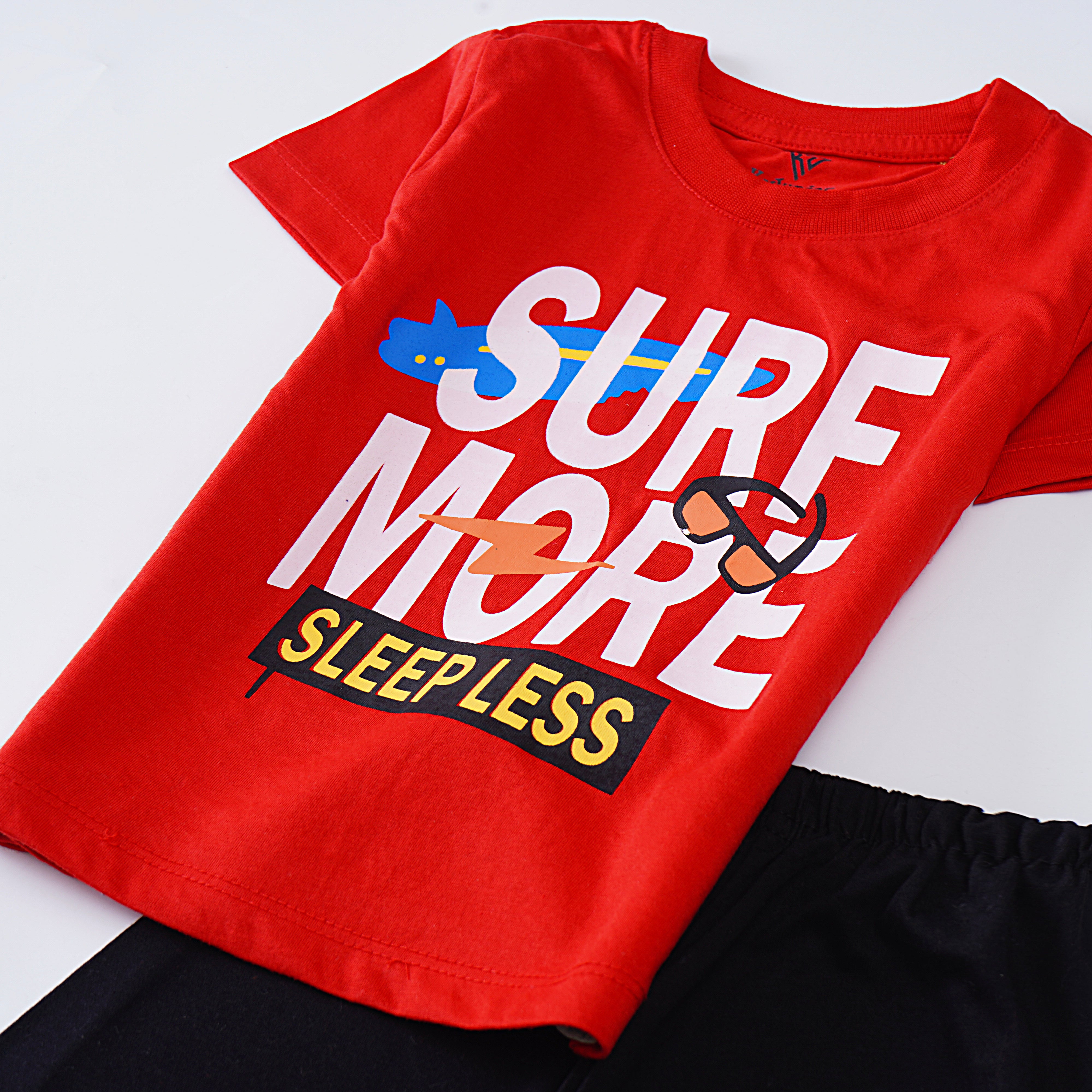 Boys Half Sleeves 2 Piece Suit (Surf)
