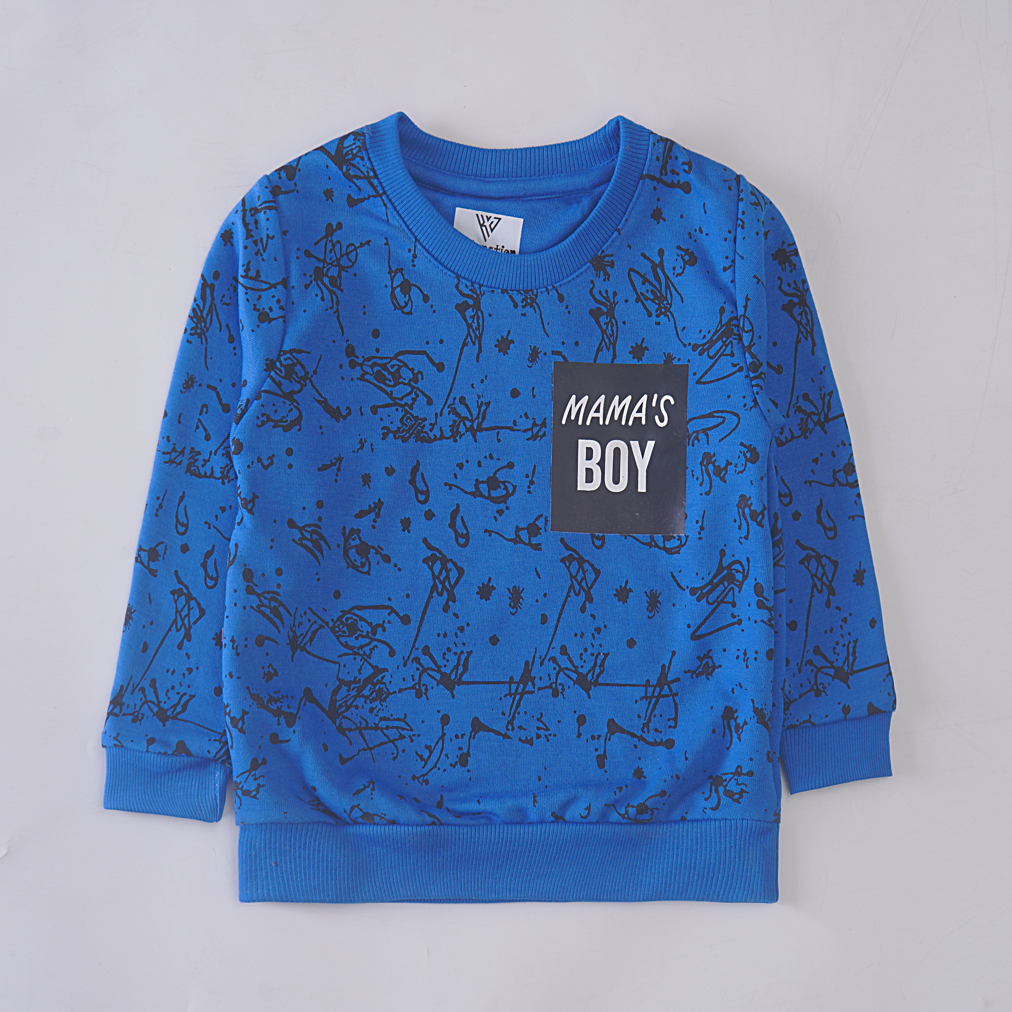 Boys Printed Full Sleeve Sweat T-Shirt (7199)