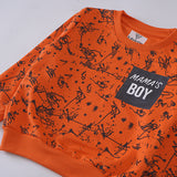 Boys Printed Full Sleeve Sweat T-Shirt (7199)