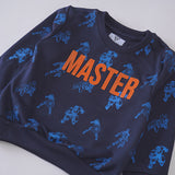 Boys Printed Full Sleeve Sweat T-Shirt (7205)