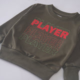 Boys Printed Full Sleeve Sweat T-Shirt (Player)