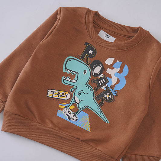 Boys Printed Full Sleeve Sweat T-Shirt (7233)