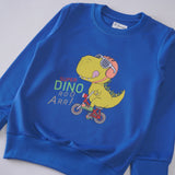 Boys Printed Full Sleeve Sweat T-Shirt (Dino)