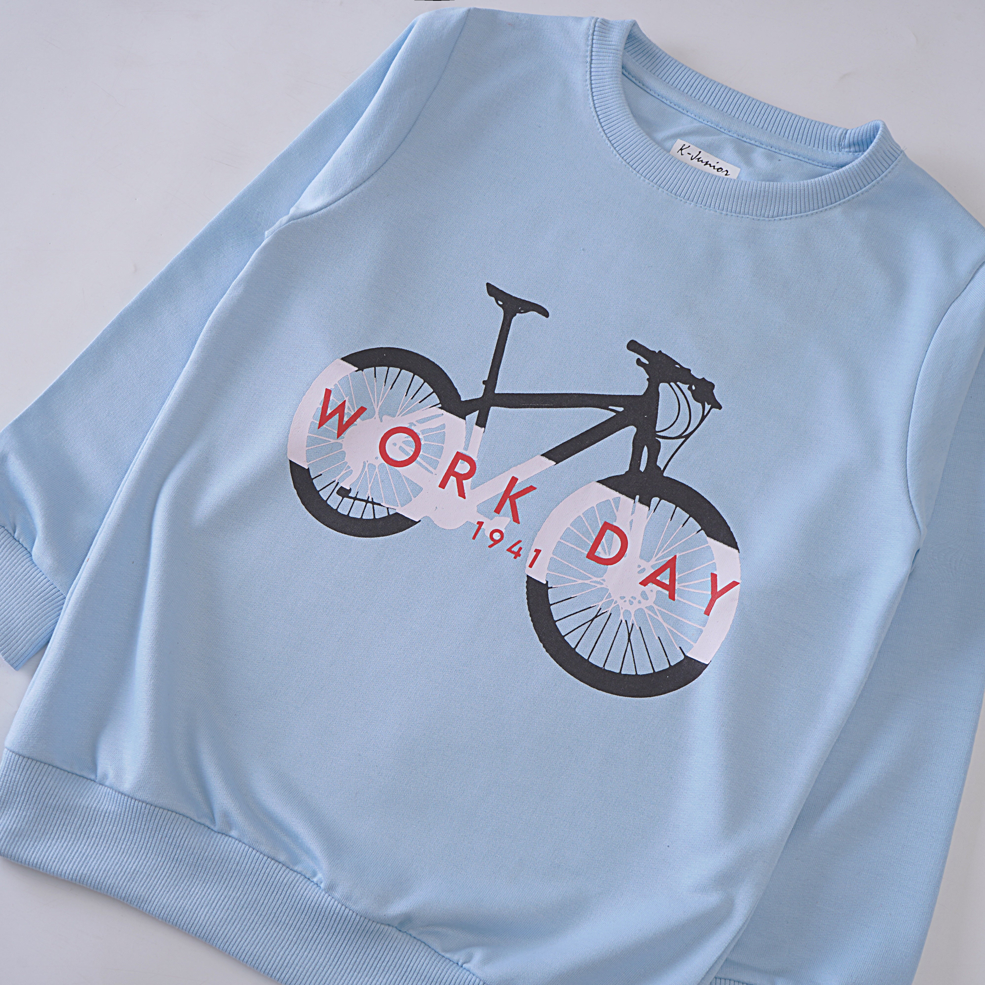 Boys Printed Full Sleeve SweatShirt ( Cycle )