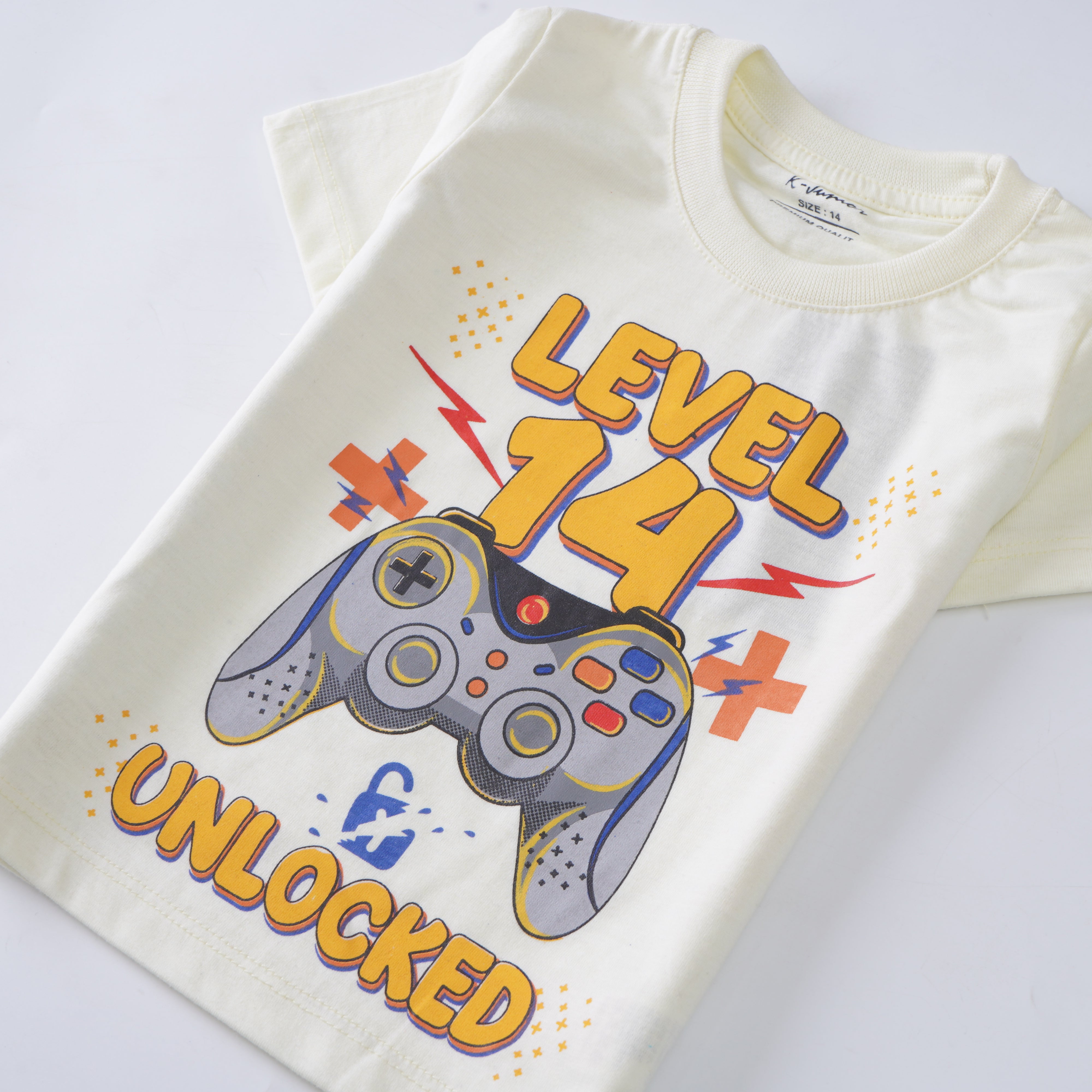 Boys Half Sleeves-Printed T-Shirt (level-14)