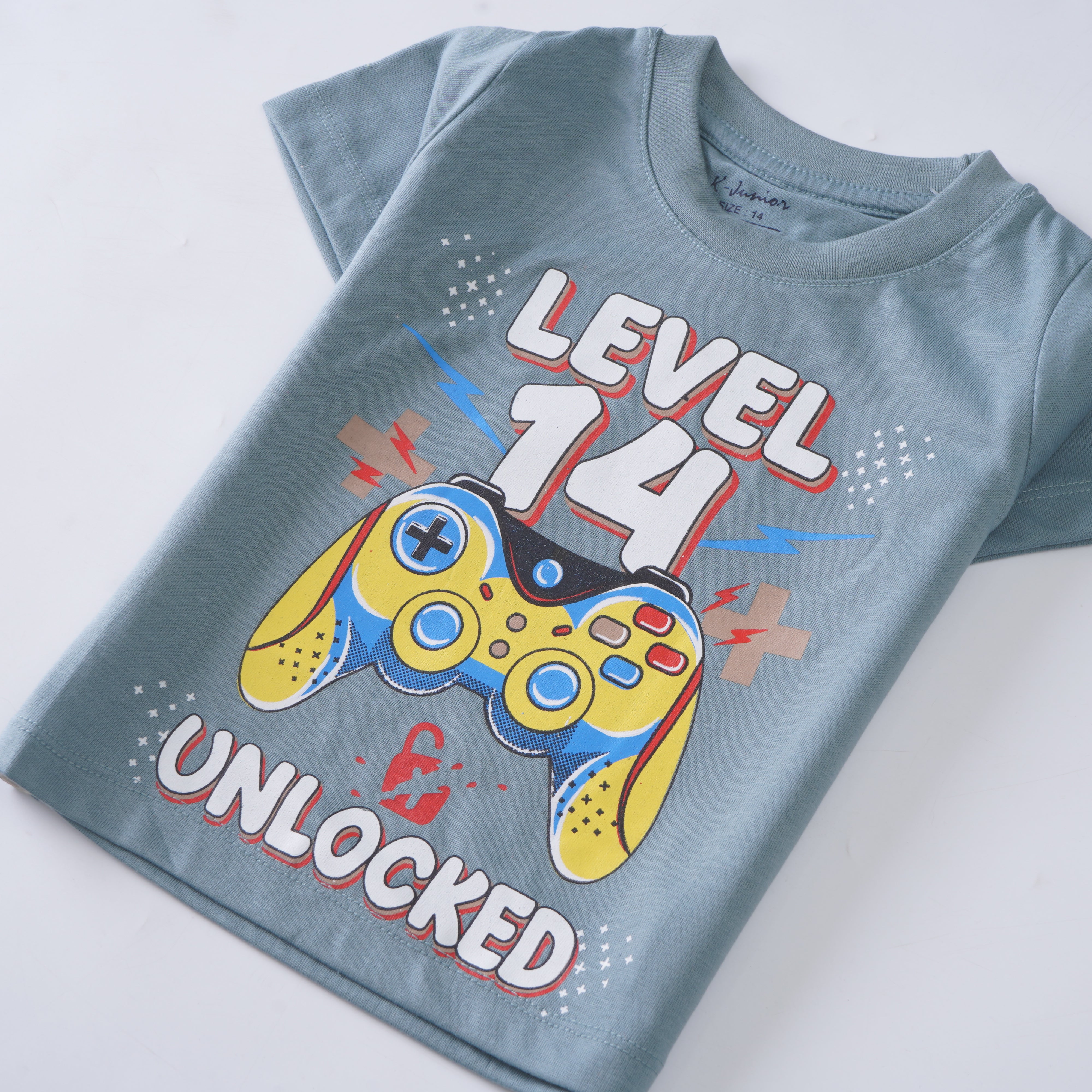 Boys Half Sleeves-Printed T-Shirt (level-14)