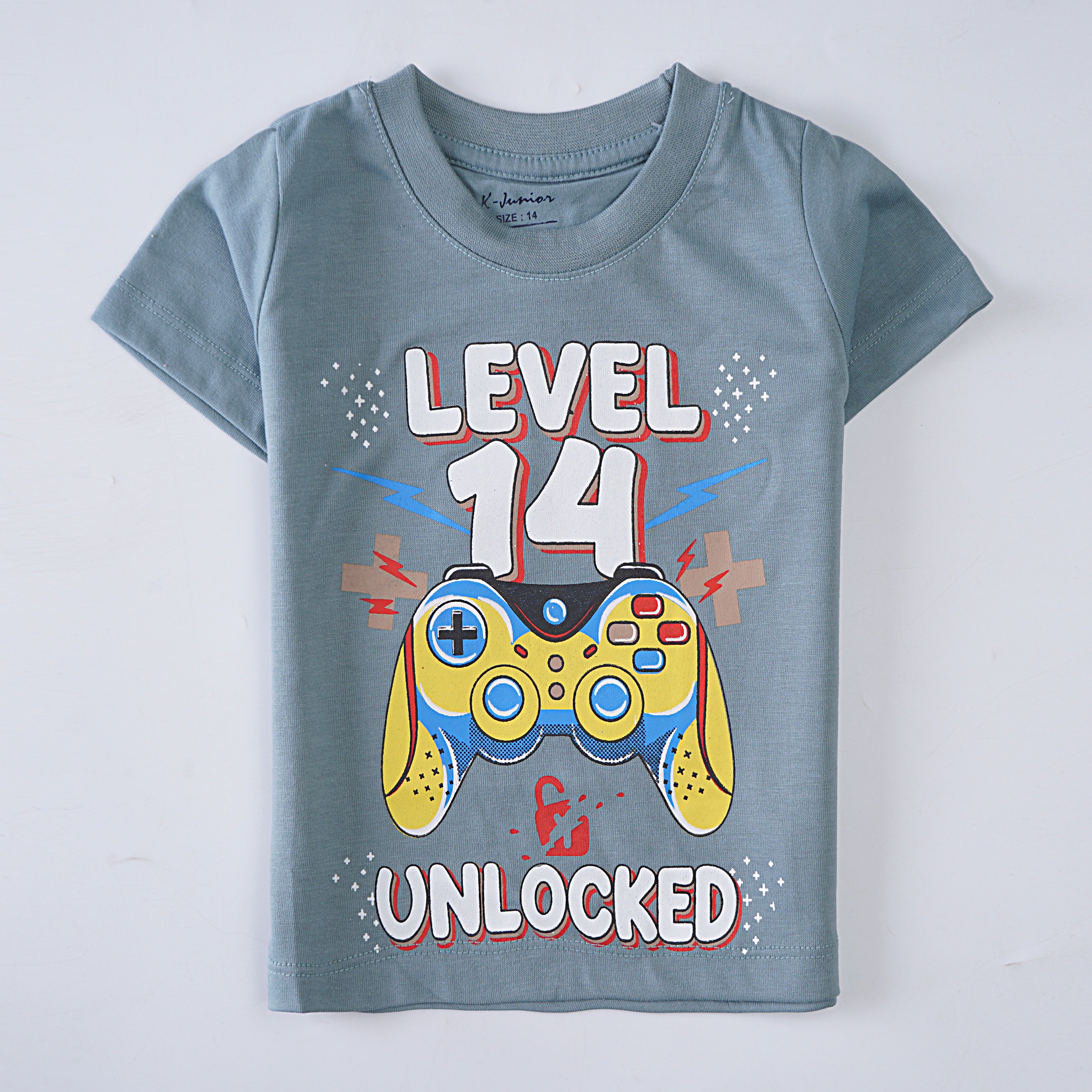 Boys Half Sleeves-Printed T-Shirt (level-14)