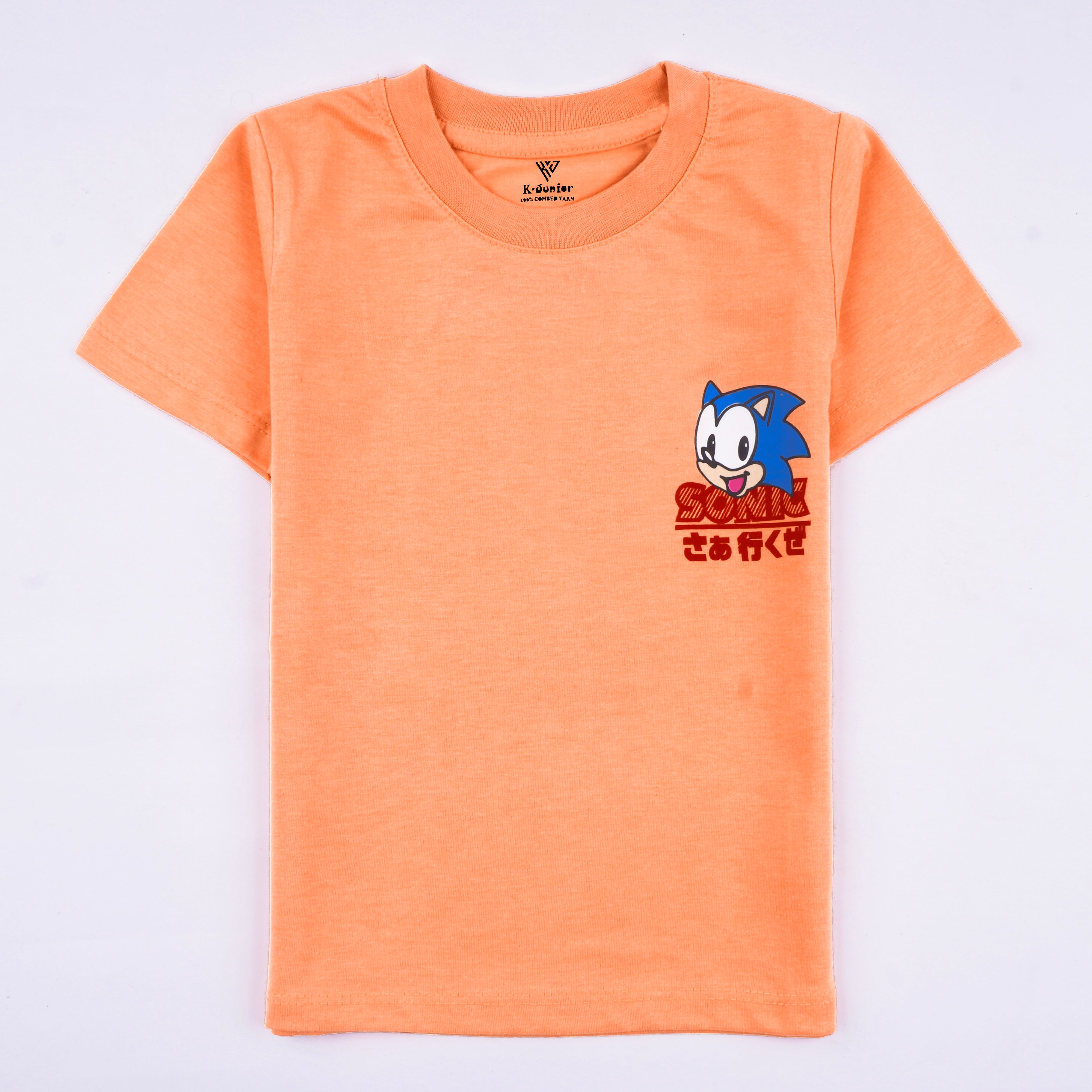 Infant Boys Half Sleeves-Printed T-Shirt (Hedge-Hog)