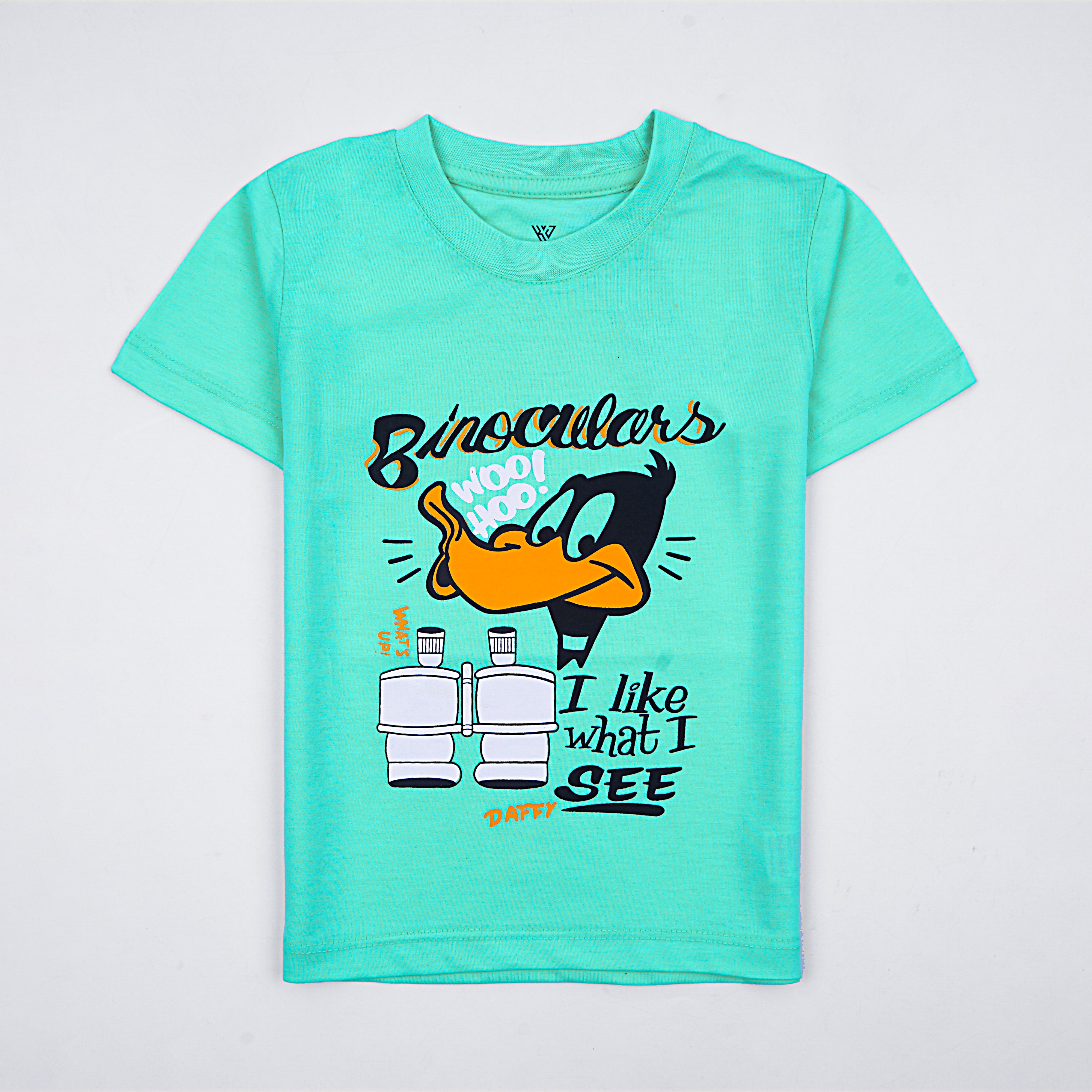 Boys Half Sleeves-Printed T-Shirt (Woo-Hoo)