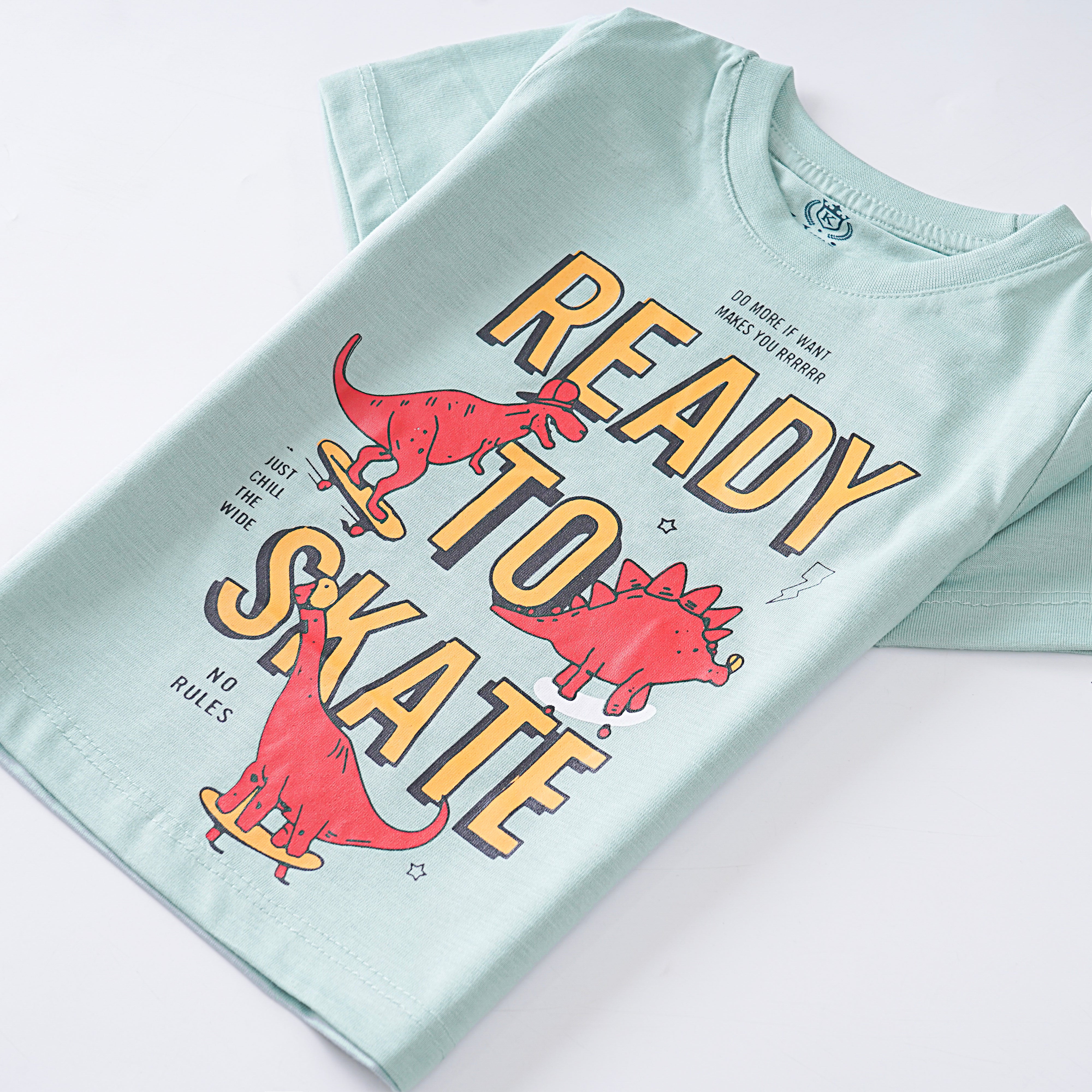 Infant Boys Half Sleeves-Printed T-Shirt (Ready)