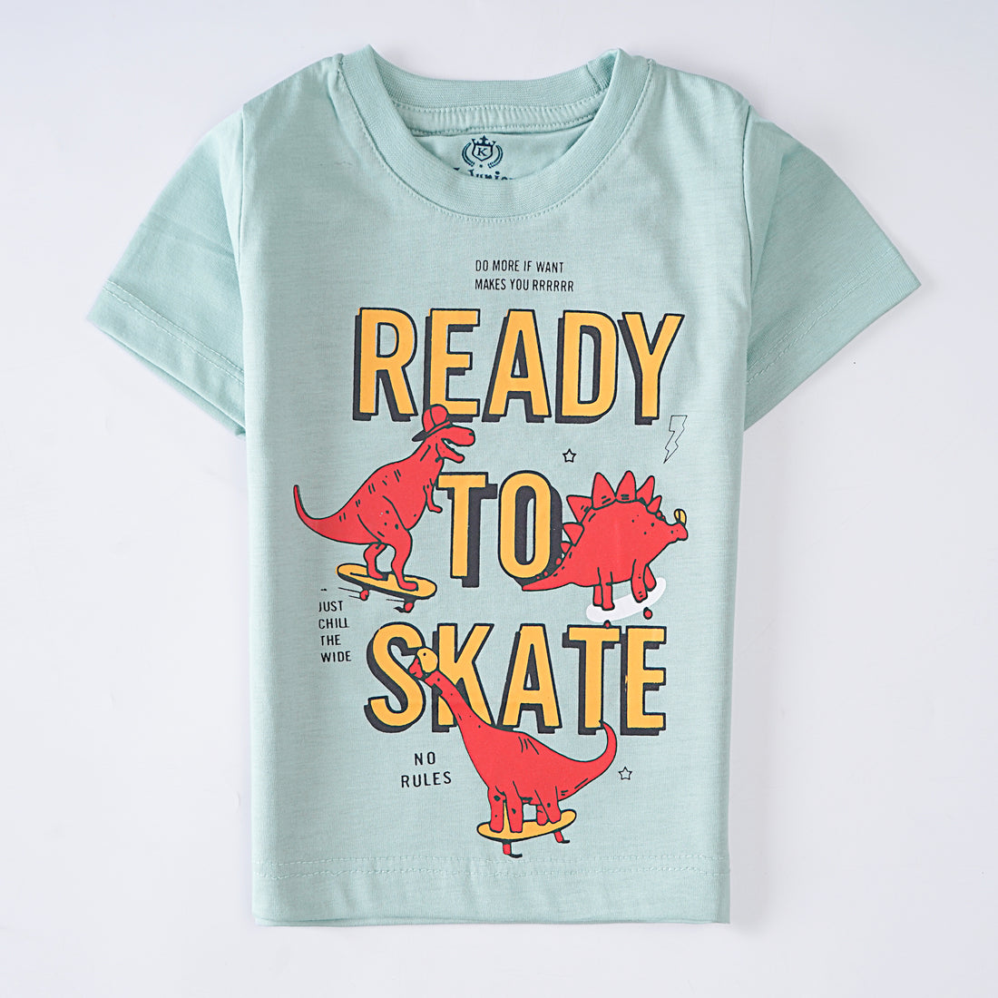 Infant Boys Half Sleeves-Printed T-Shirt (Ready)