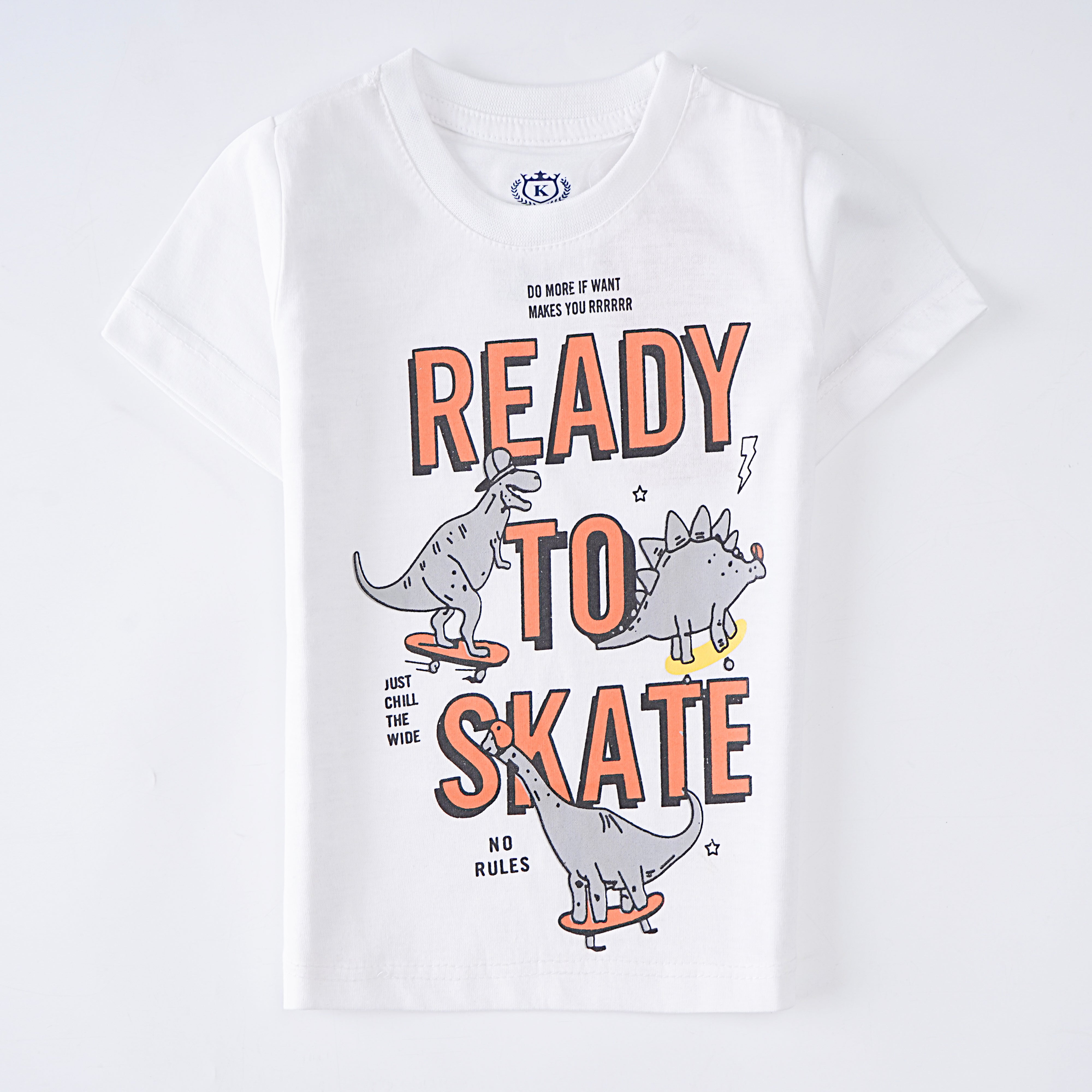 Infant Boys Half Sleeves-Printed T-Shirt (Ready)
