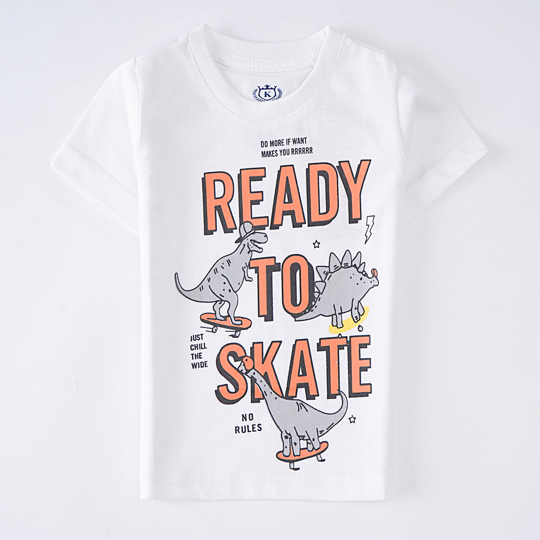 Infant Boys Half Sleeves-Printed T-Shirt (Ready)