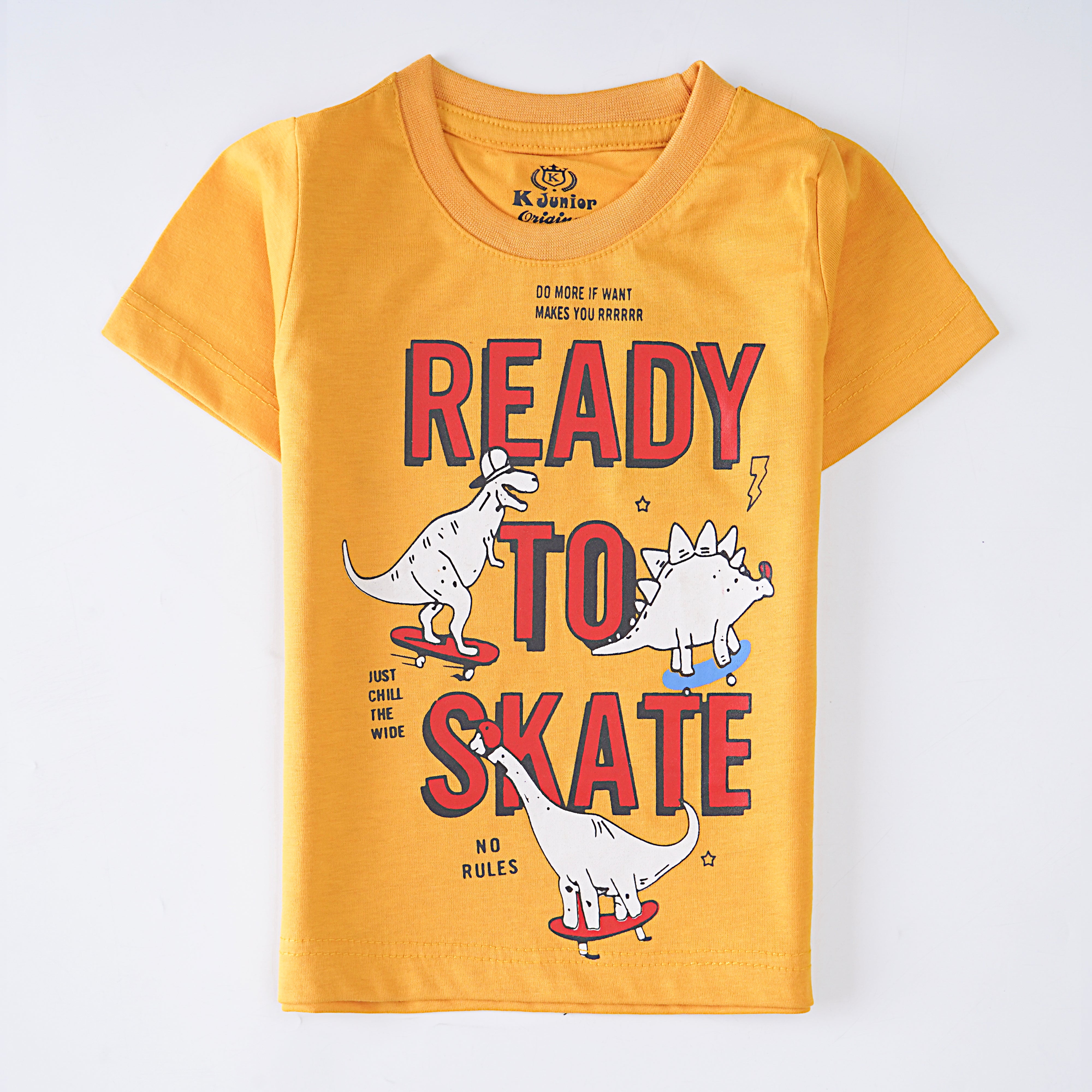 Infant Boys Half Sleeves-Printed T-Shirt (Ready)