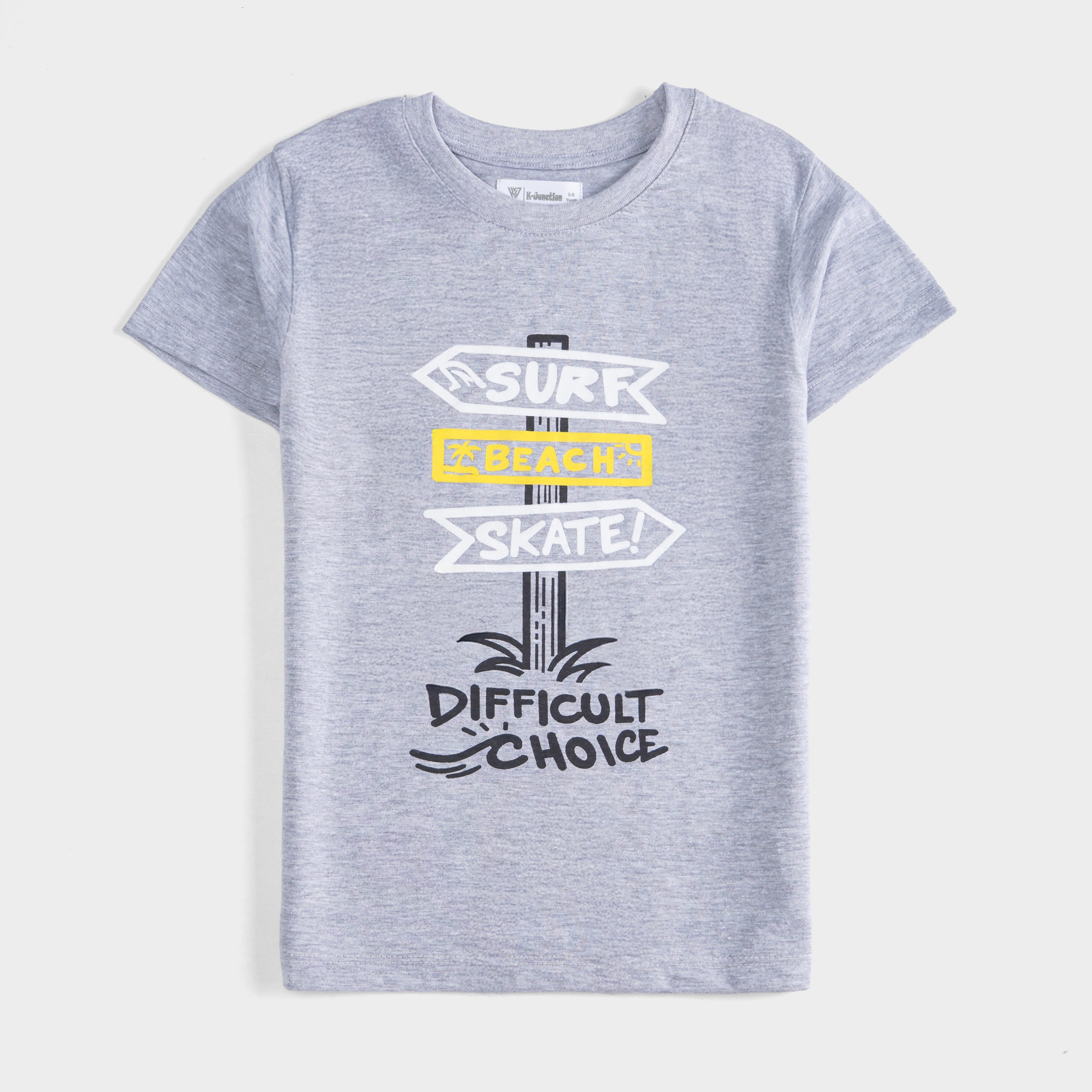 Boys Half Sleeves-Printed T-Shirt