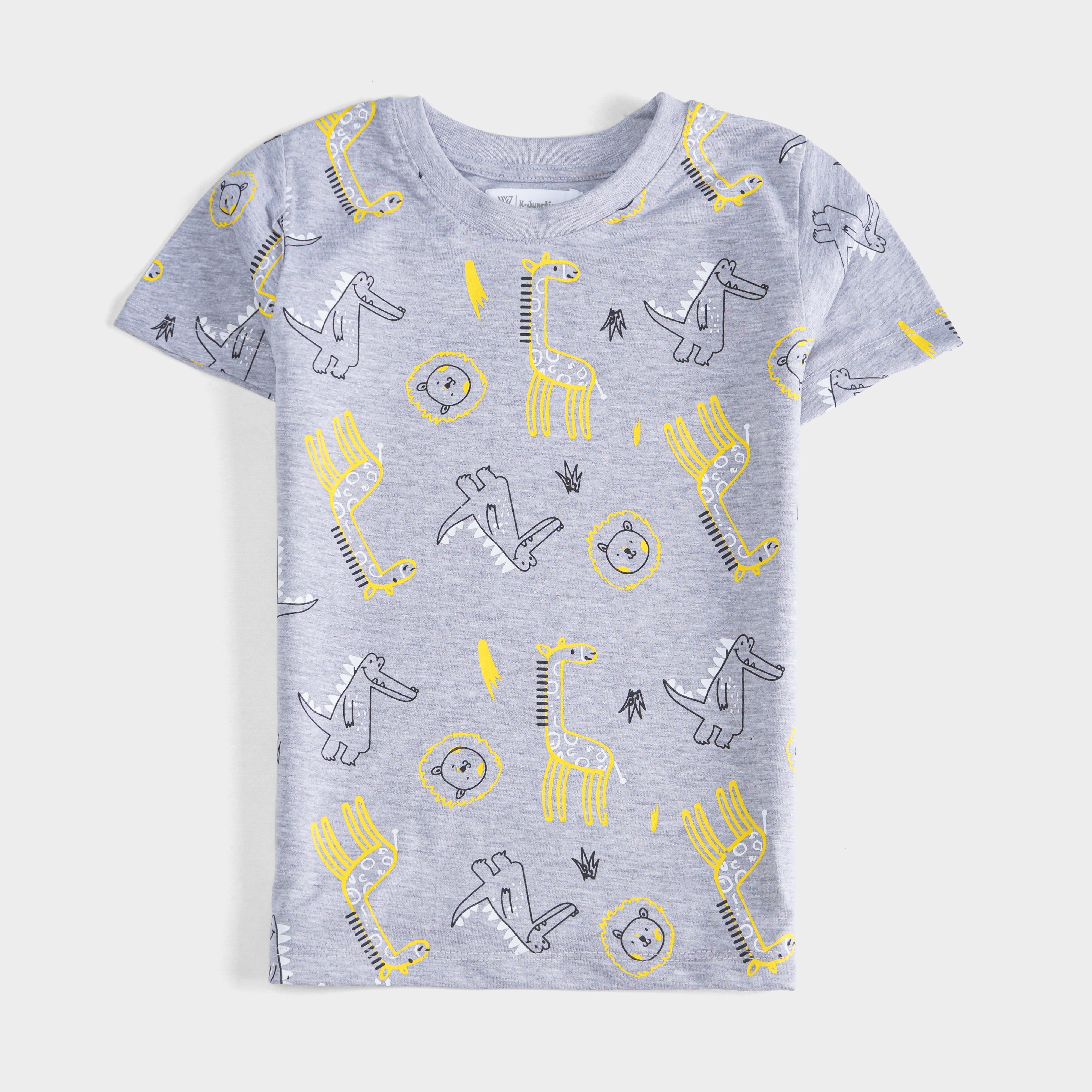 Boys Half Sleeves-Printed T-Shirt