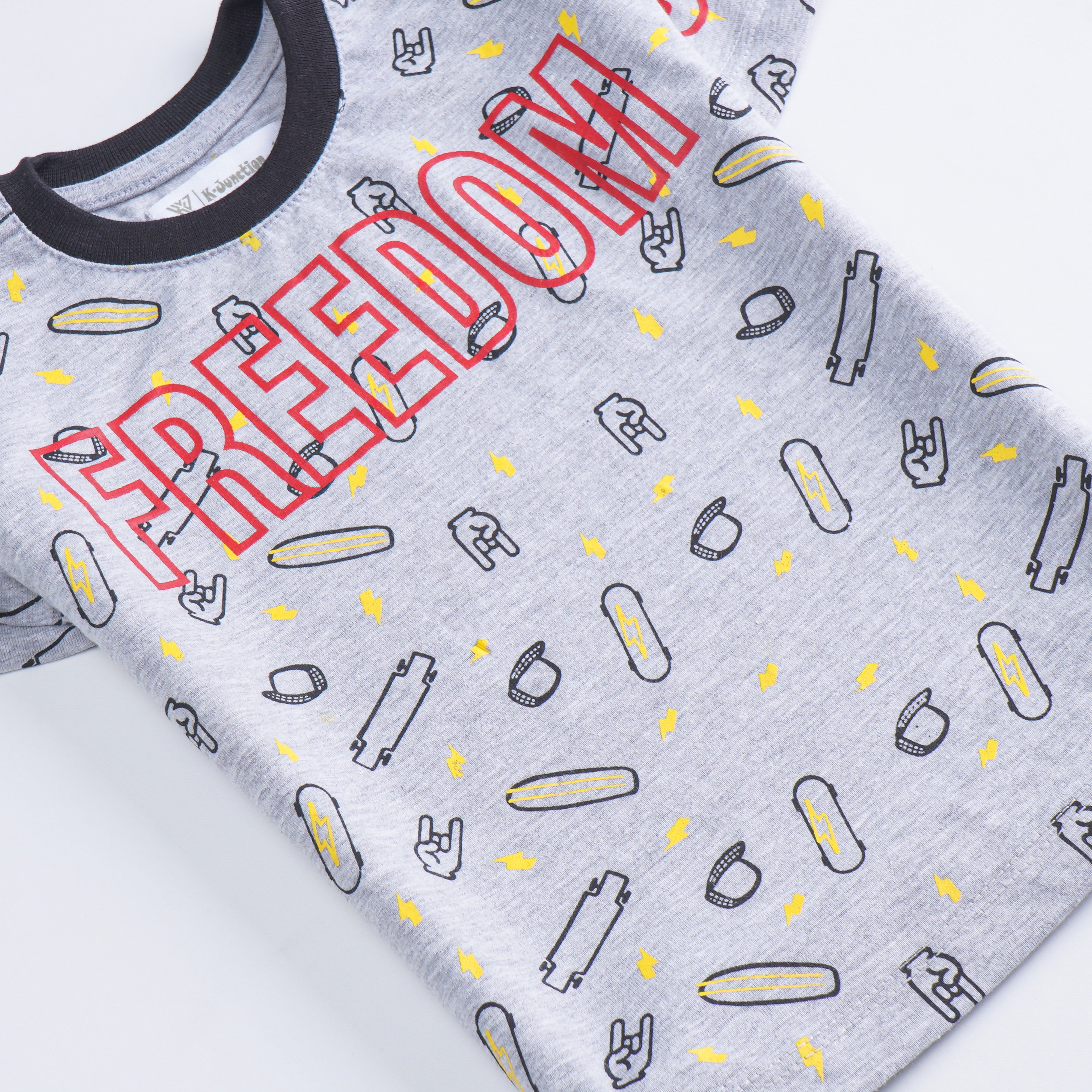 Boys Half Sleeves-Printed T-Shirt