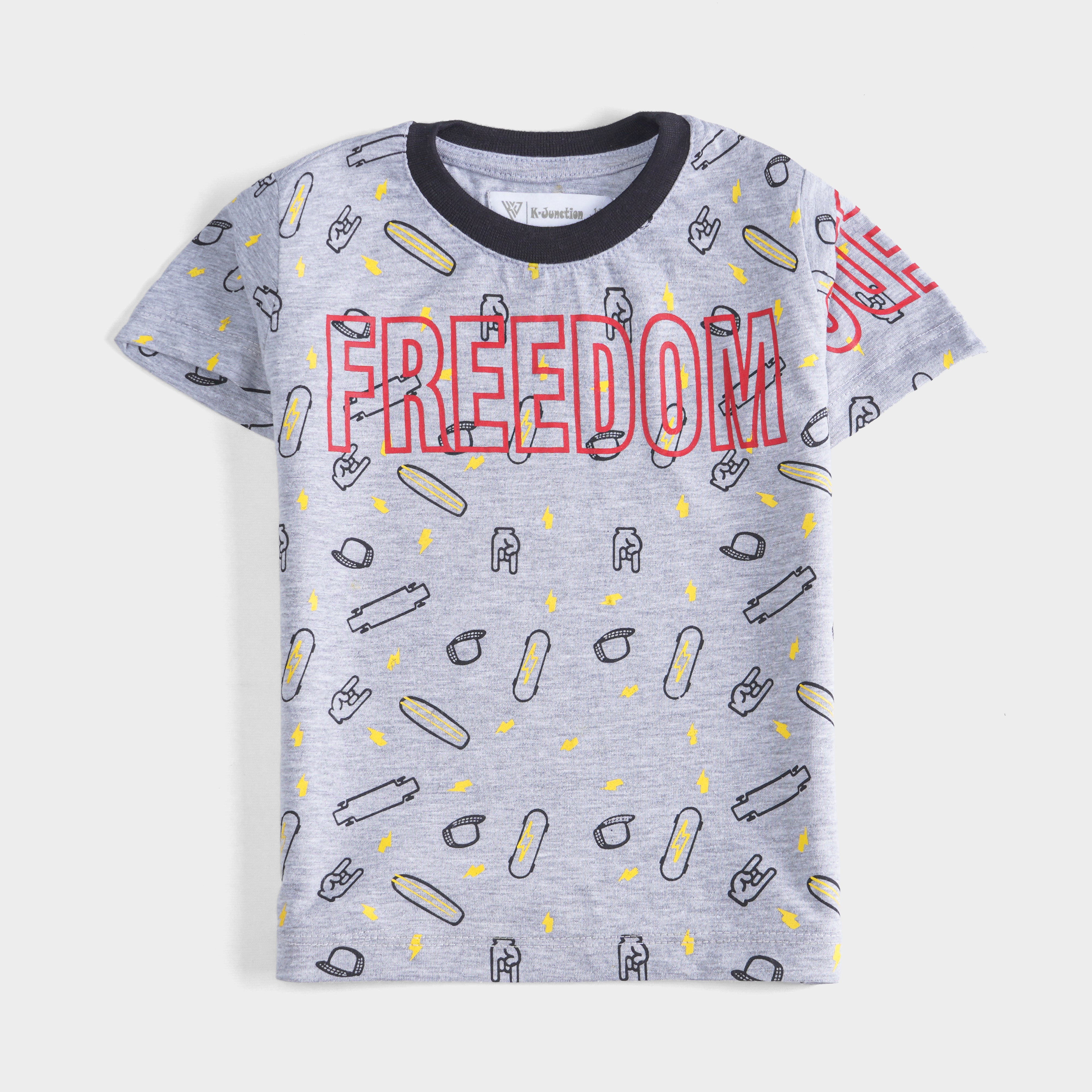 Boys Half Sleeves-Printed T-Shirt