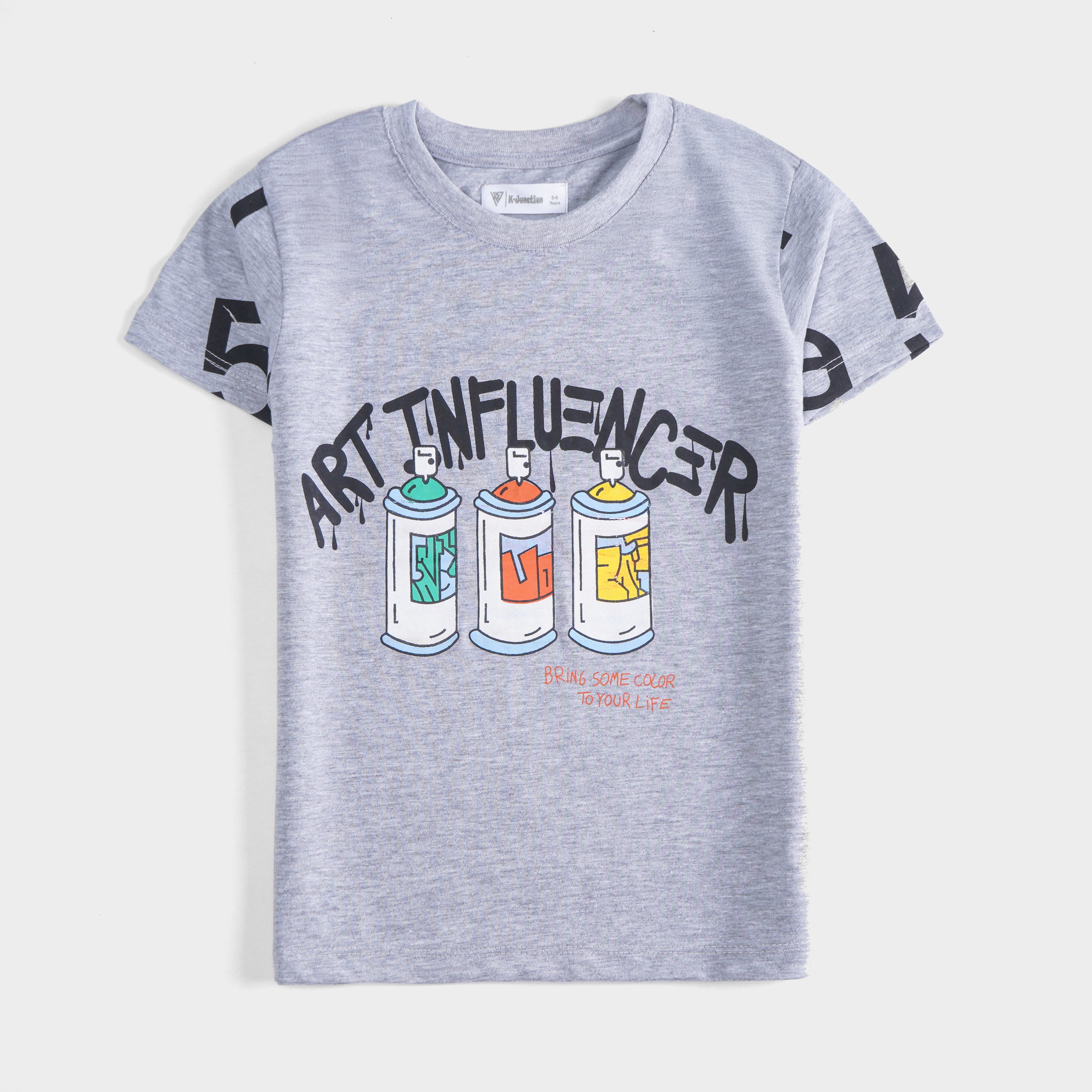 Boys Half Sleeves-Printed T-Shirt
