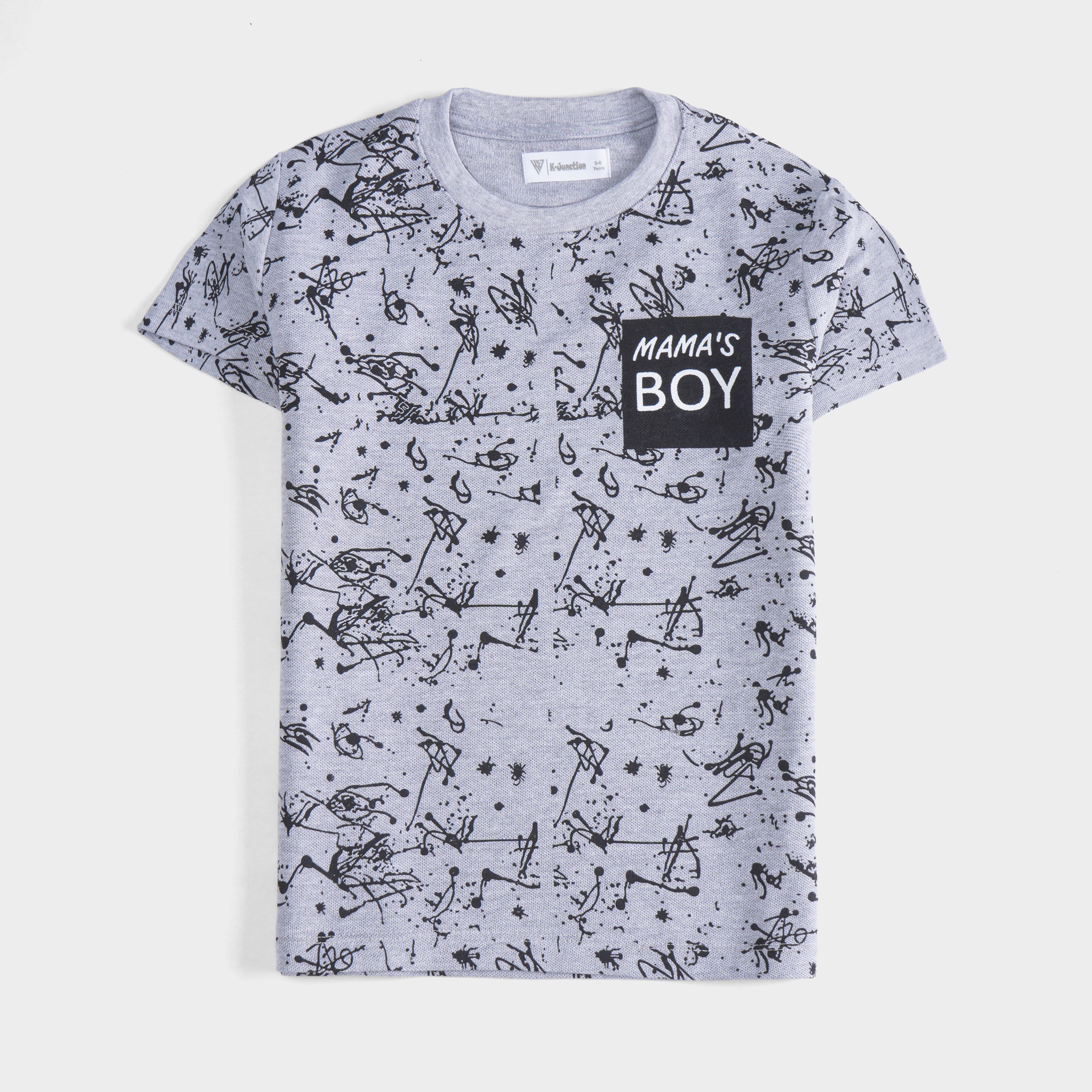 Boys Half Sleeves-Printed T-Shirt