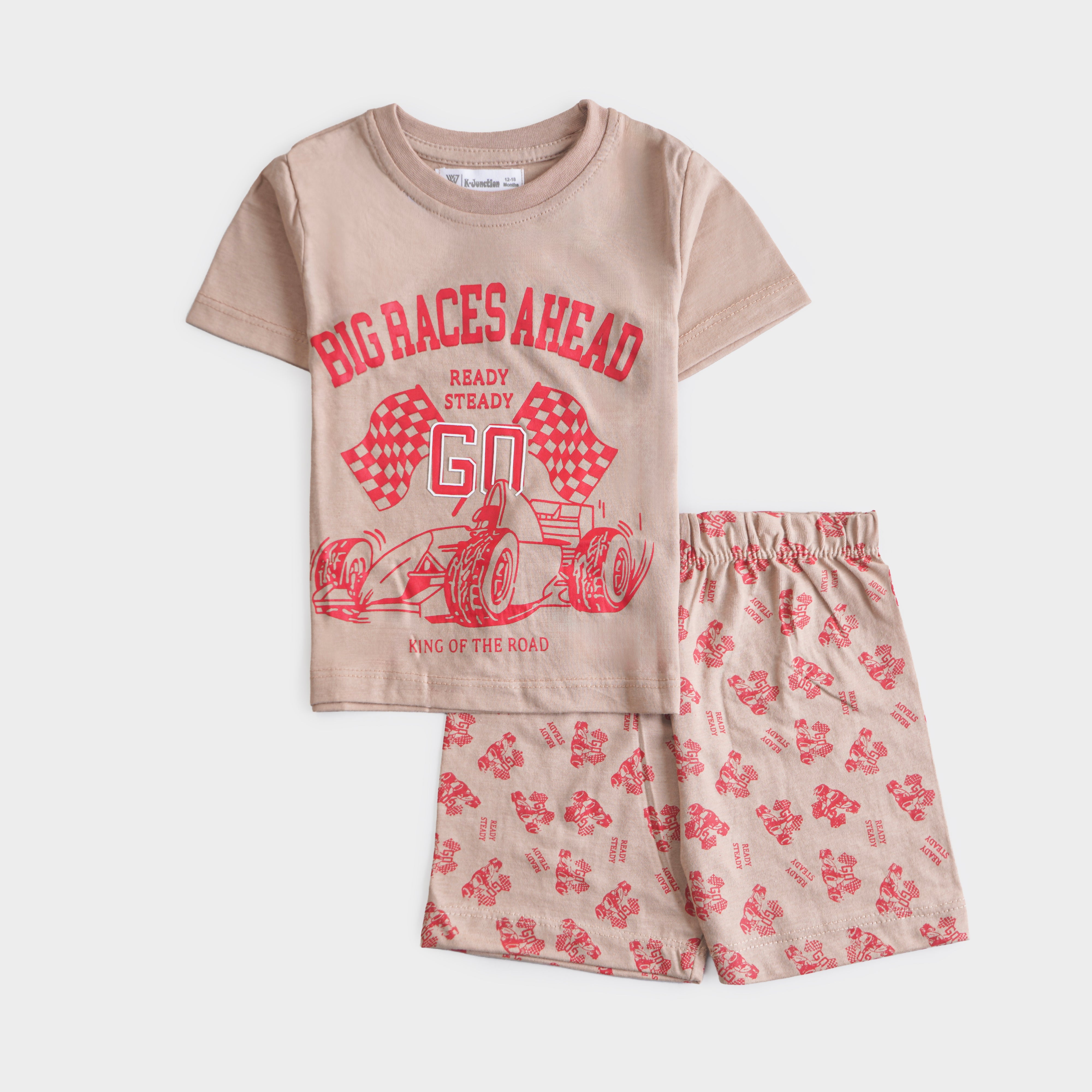 Boys Half Sleeves 2 Piece Suit