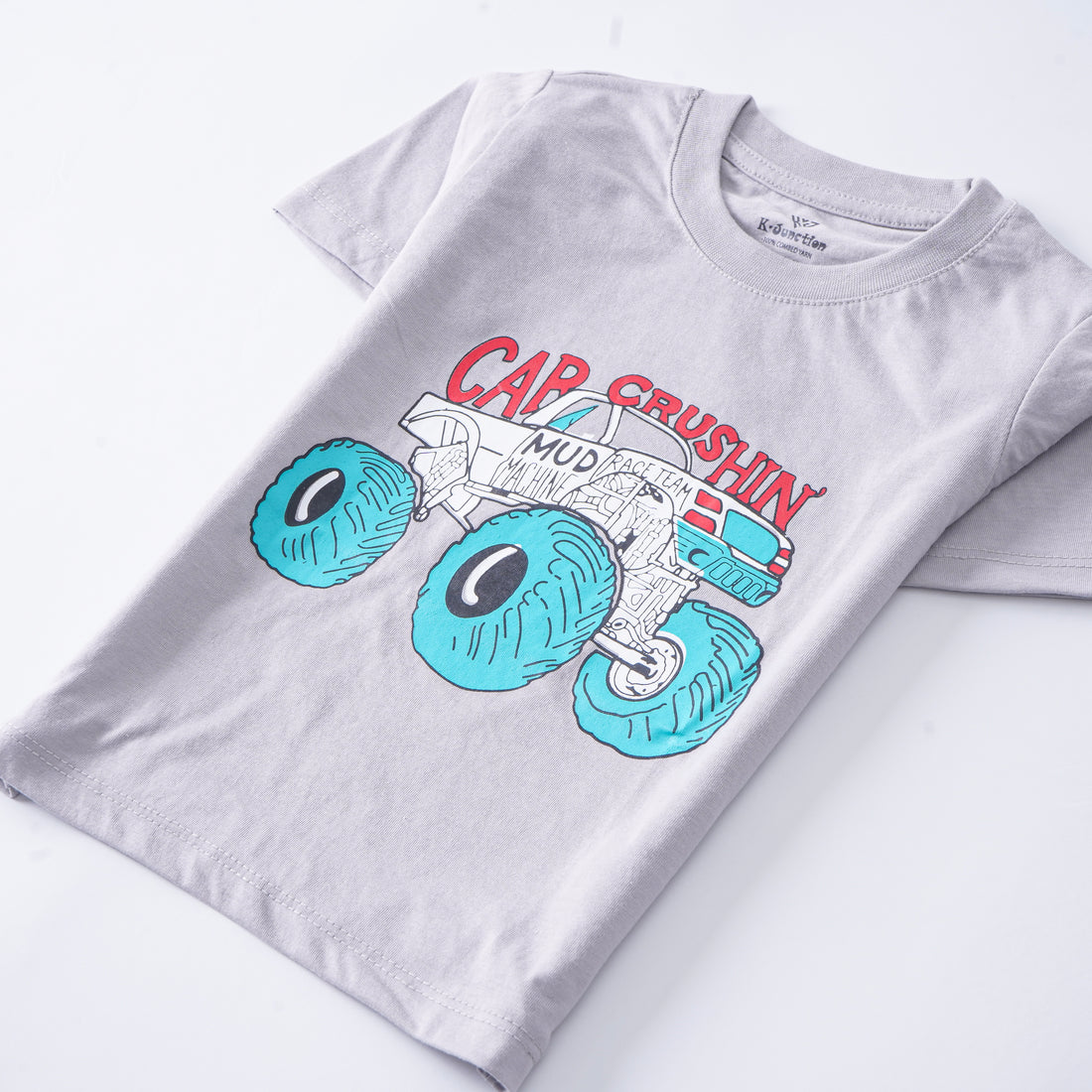 Infant Boys Half Sleeves-Printed T-Shirt (Crushin)