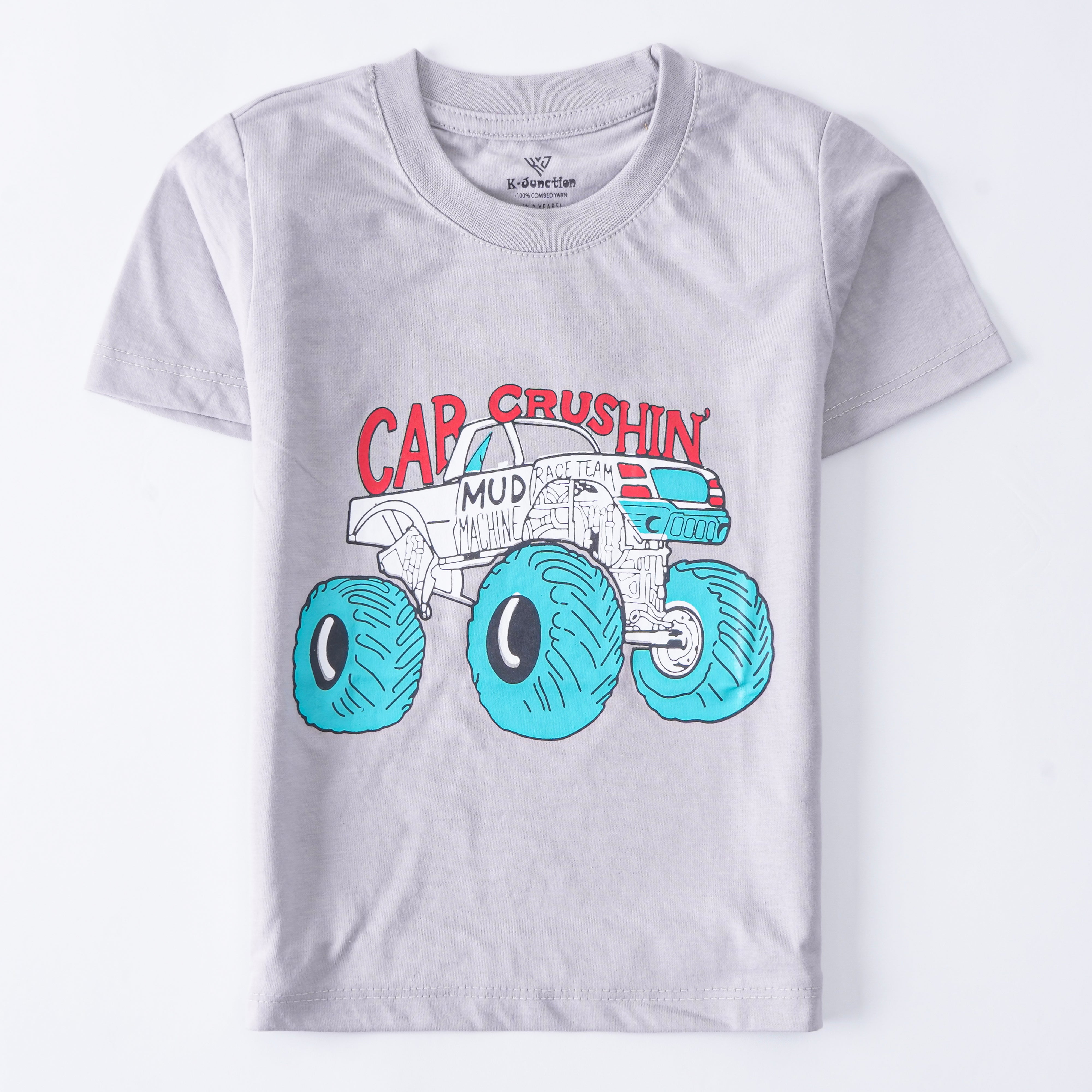 Infant Boys Half Sleeves-Printed T-Shirt (Crushin)