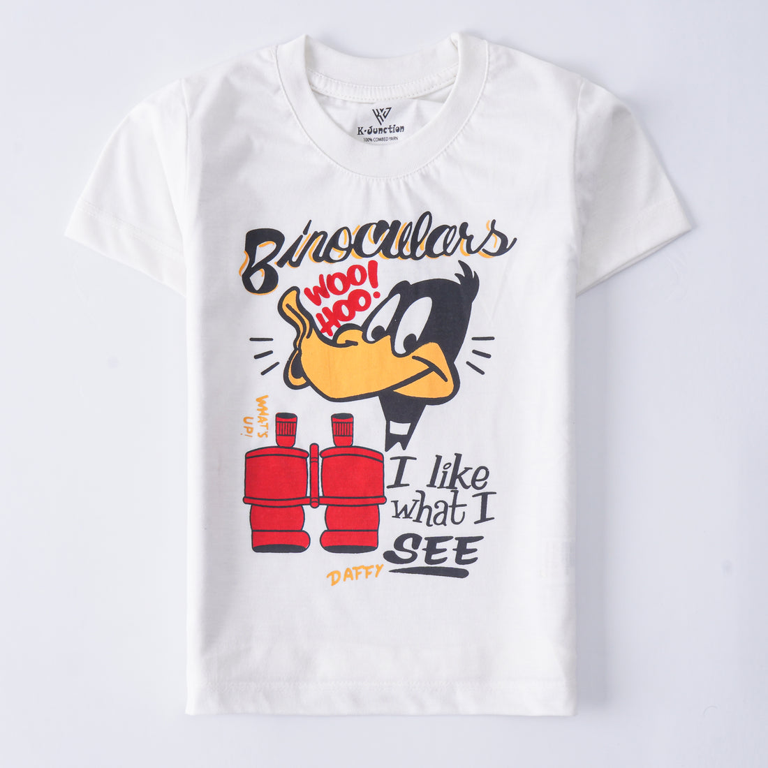 Infant Boys Half Sleeves-Printed T-Shirt (Daffy)