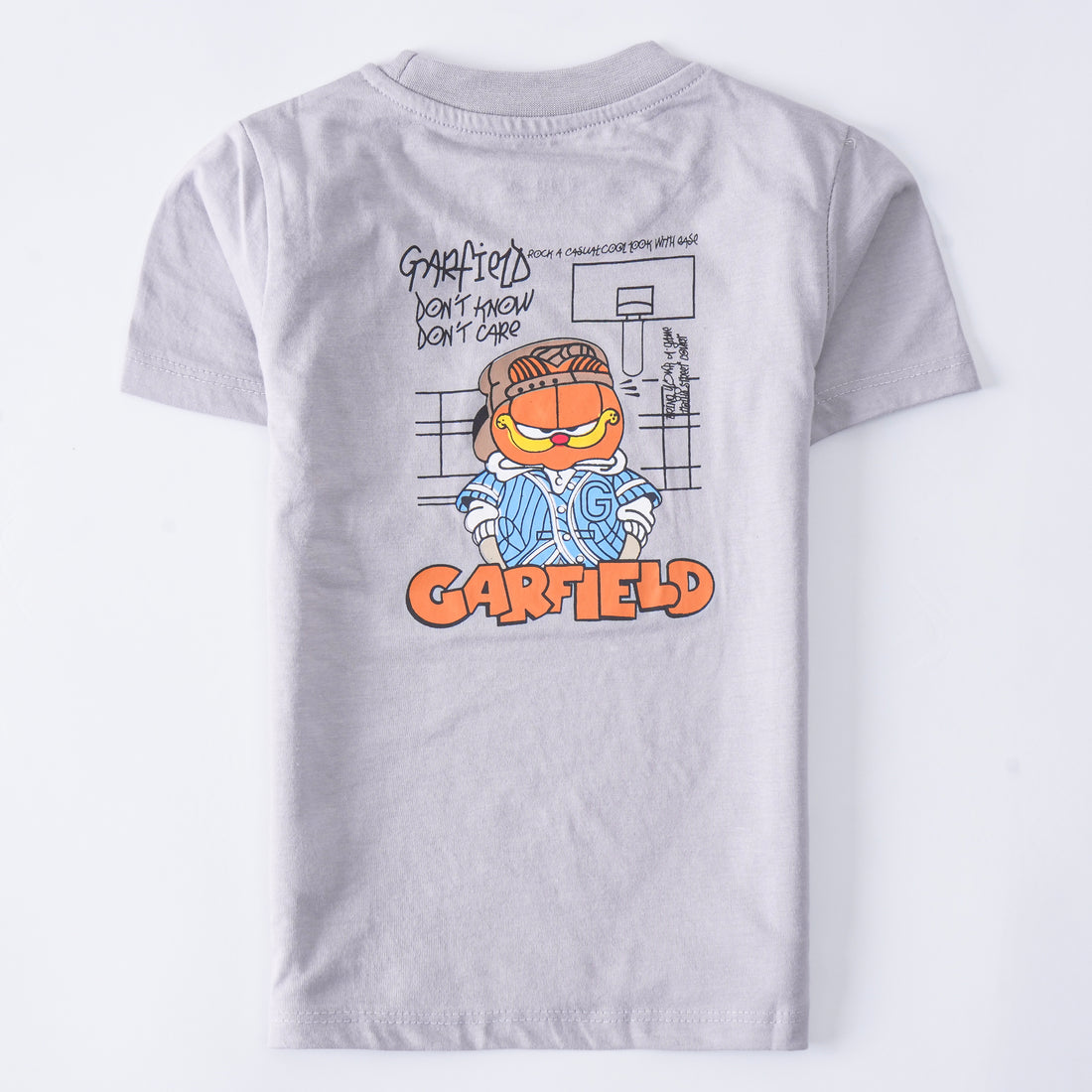 Infant Boys Half Sleeves-Printed T-Shirt (Garfield)