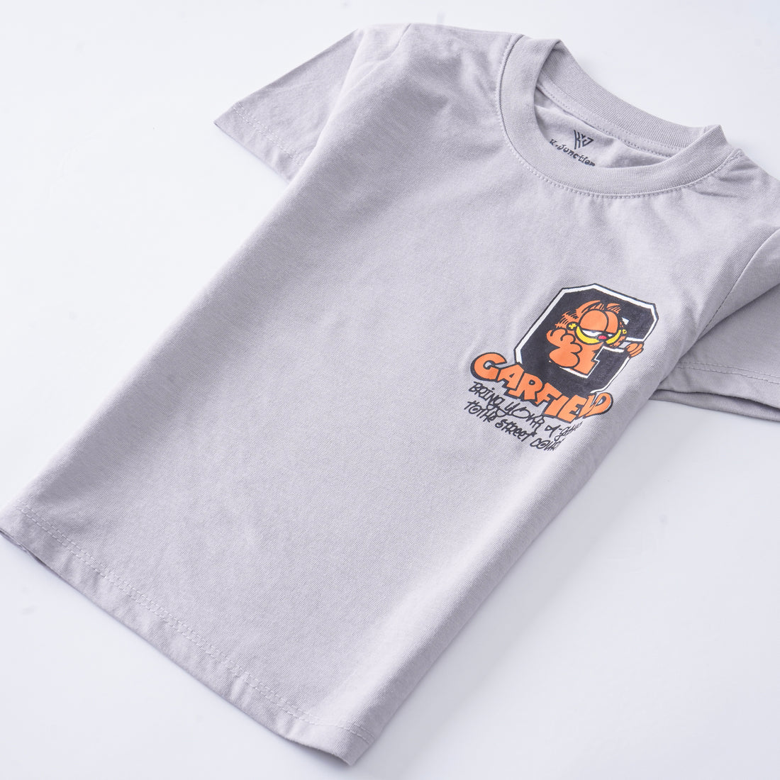 Infant Boys Half Sleeves-Printed T-Shirt (Garfield)